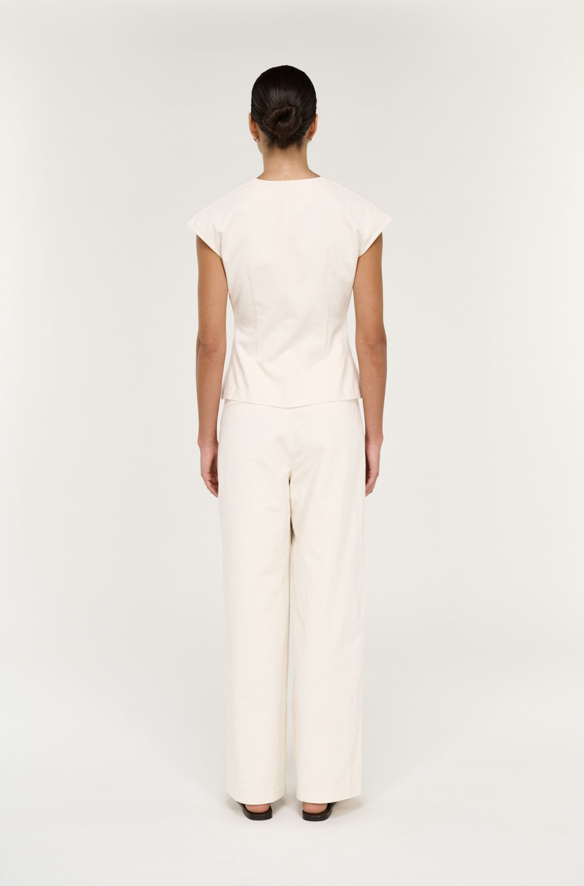 Roselle Tie Front Top