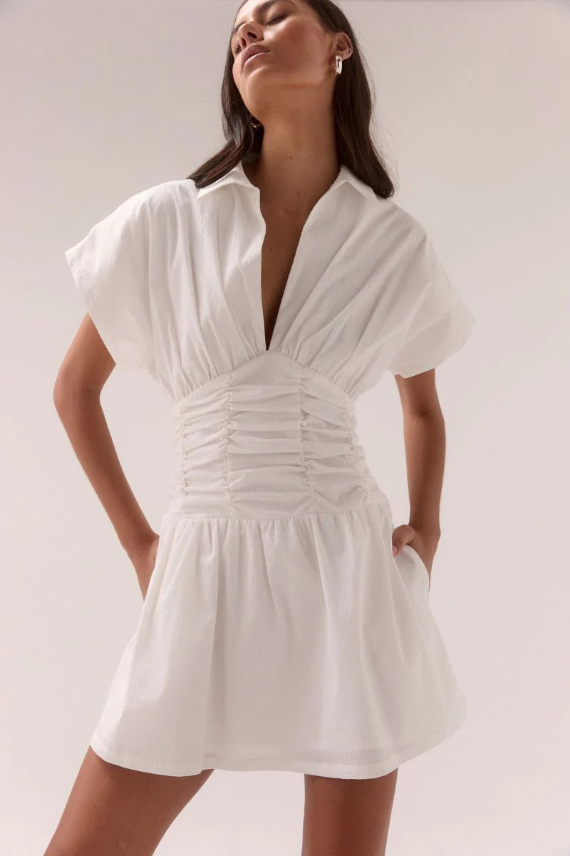 Stellar Mini Dress Chalk