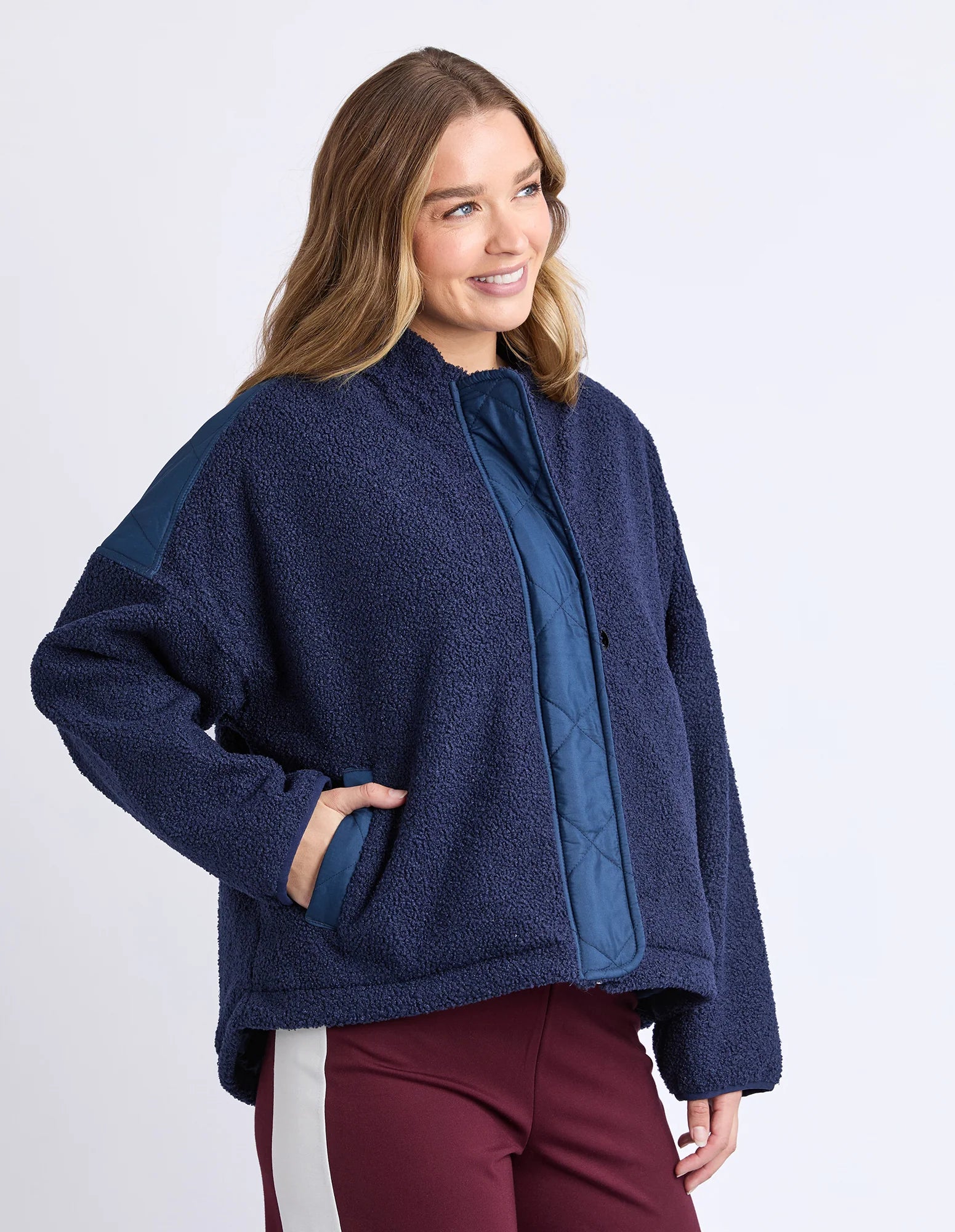 Arizona Fleece Zip Thru Navy