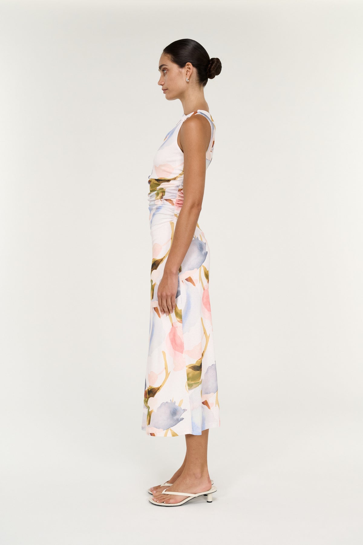 Valea Mesh Midi Dress