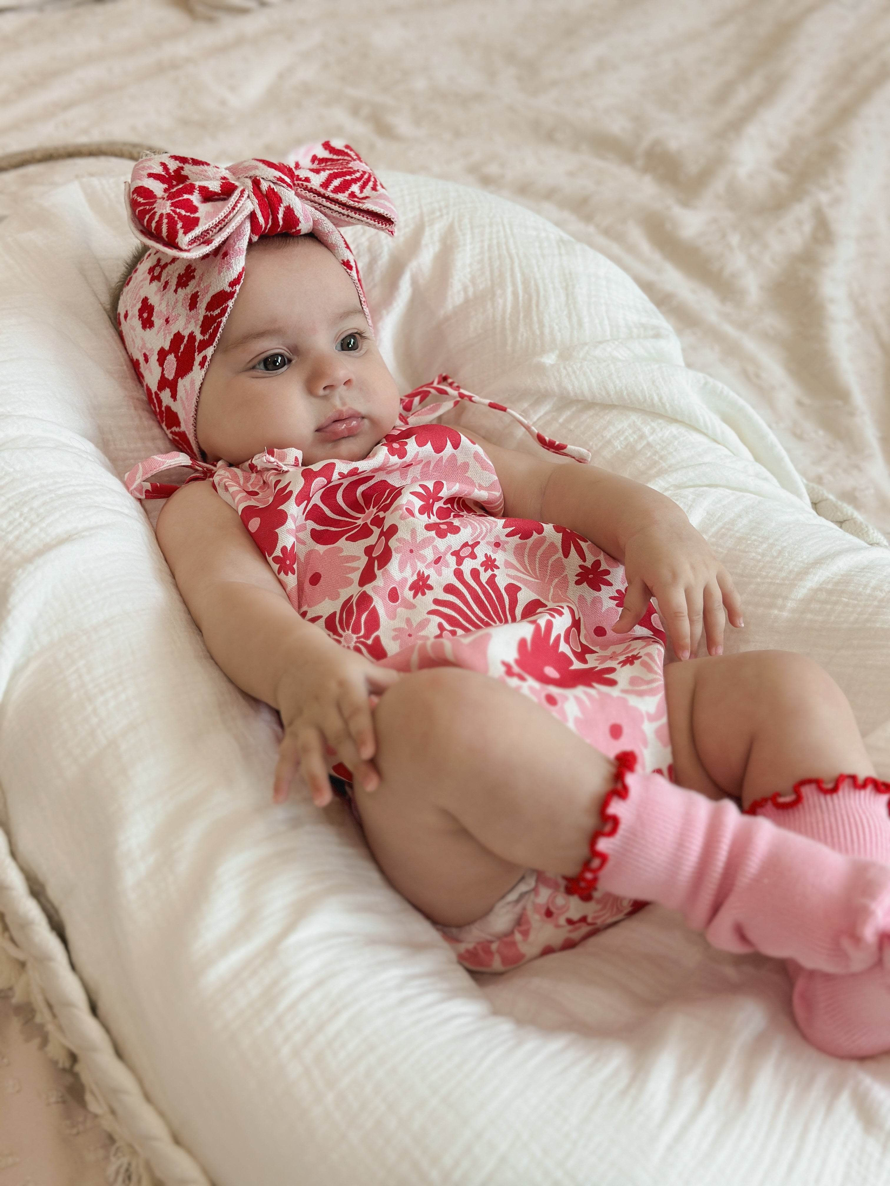 Eva Bubble Romper Rosa