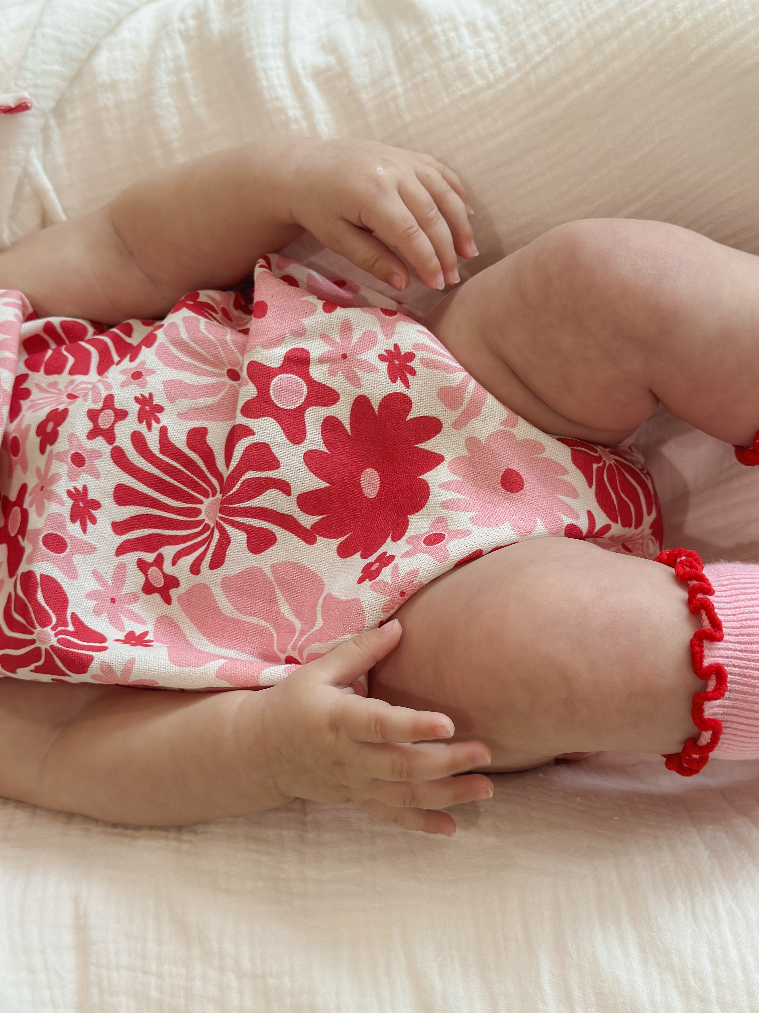 Eva Bubble Romper Rosa