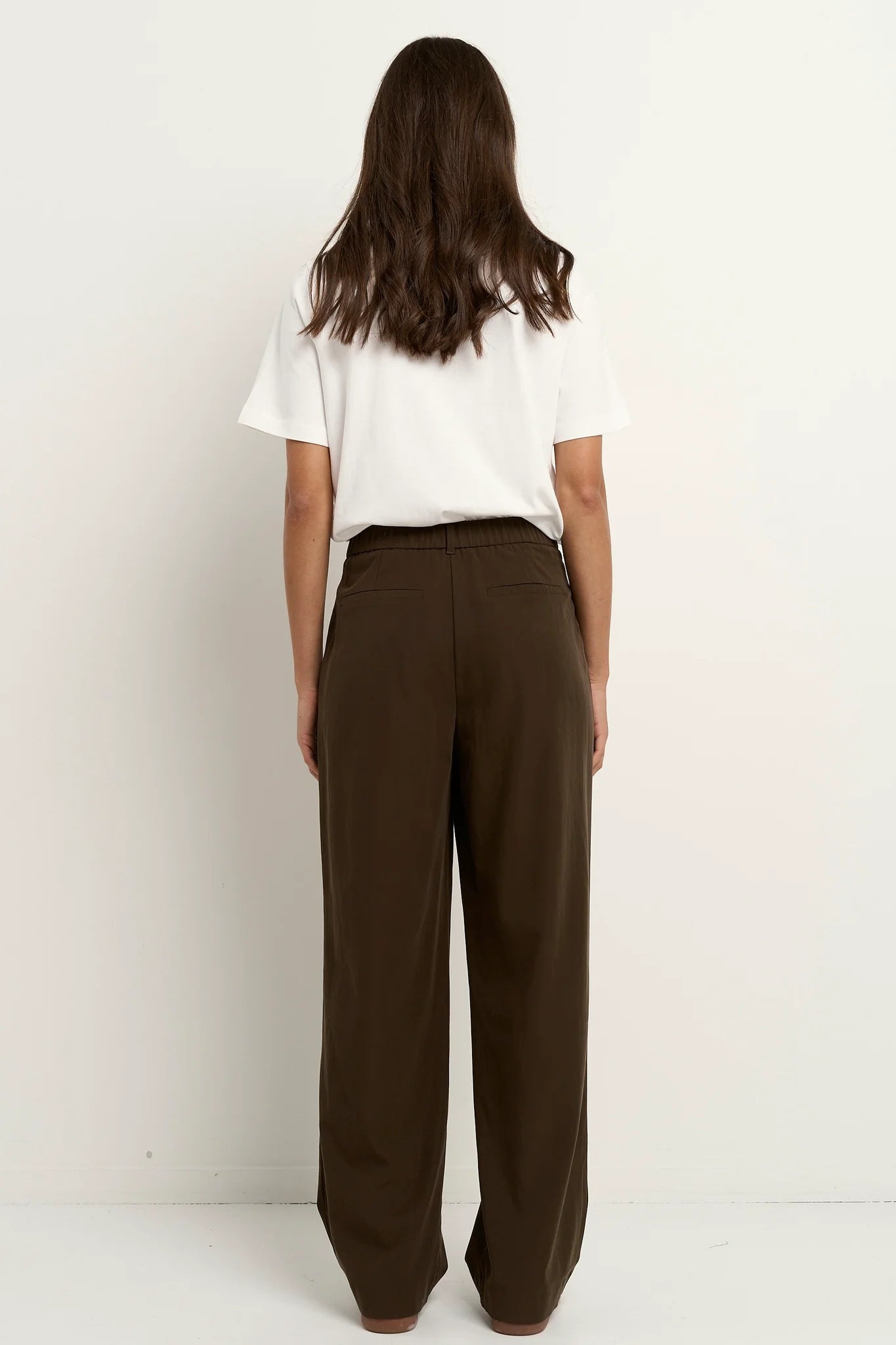 Confidential Chocolate Soft Touch Longer Length Elastic Back Pants