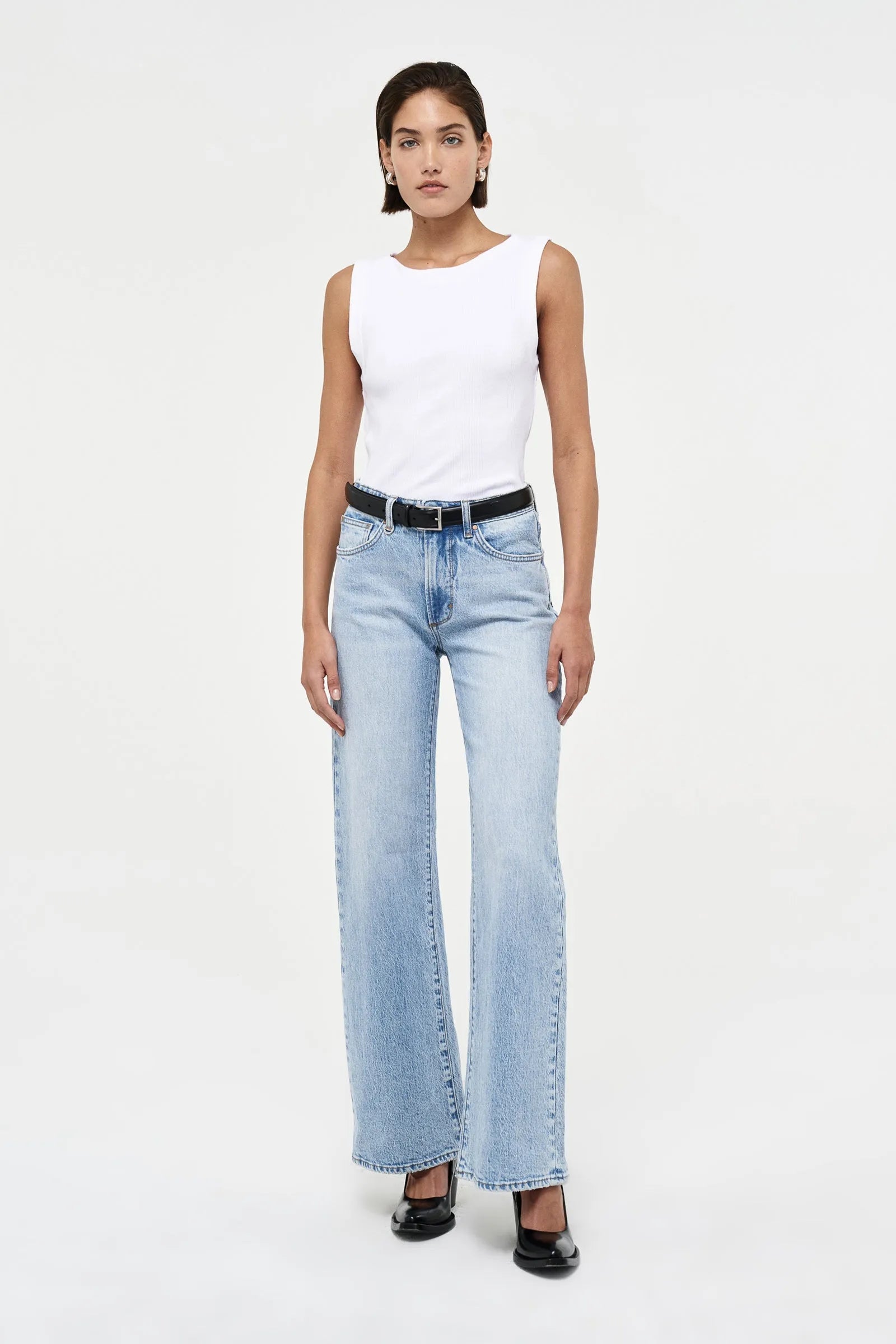Frenchie 90s Top White