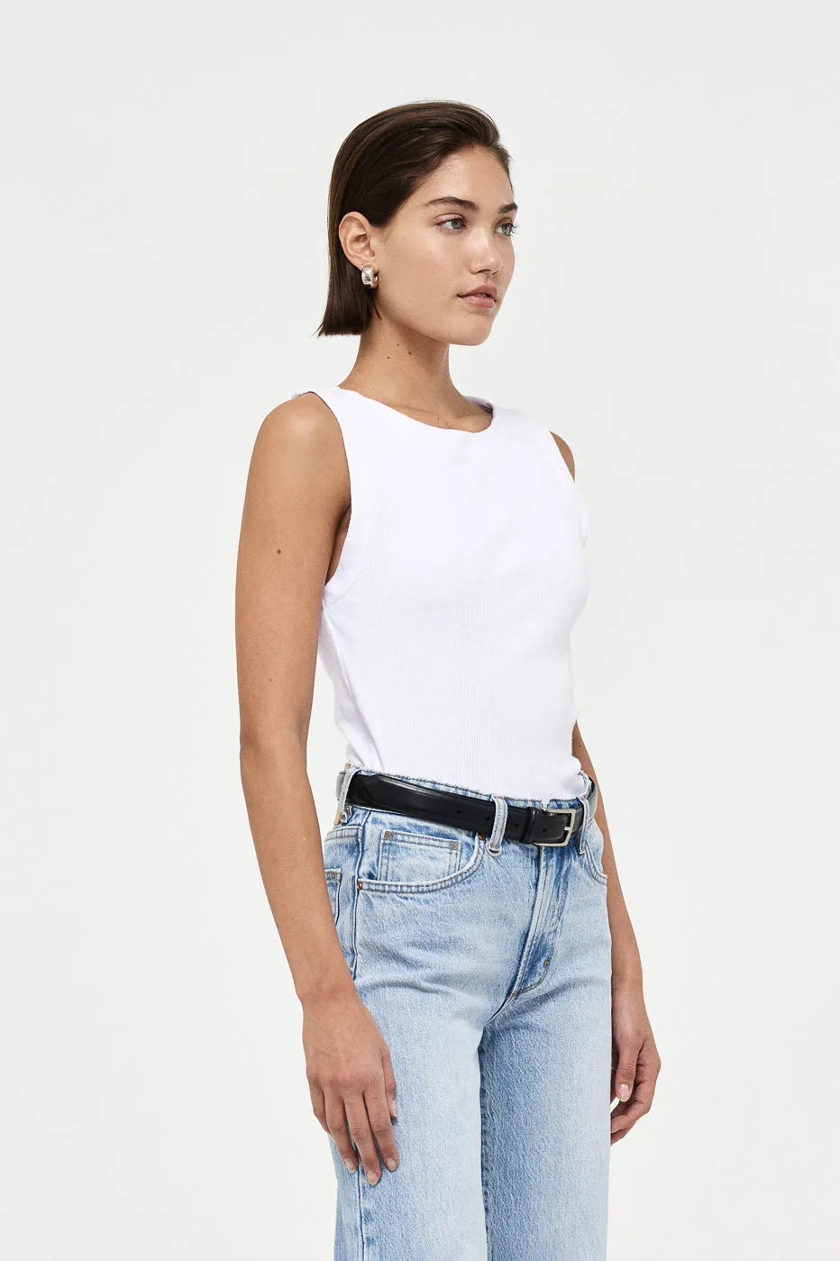 Frenchie 90s Top White