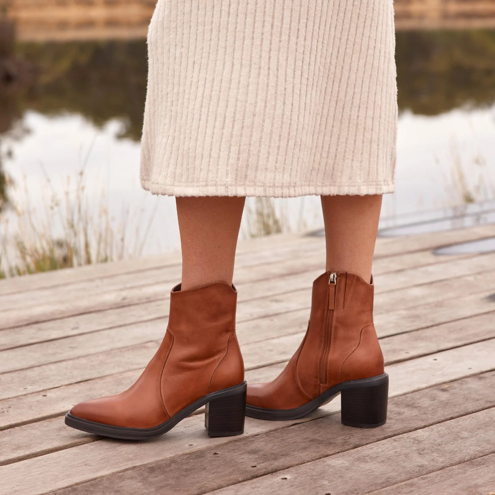 Janice Boot Brandy