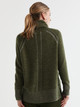 Two Tone Roll Neck Olive