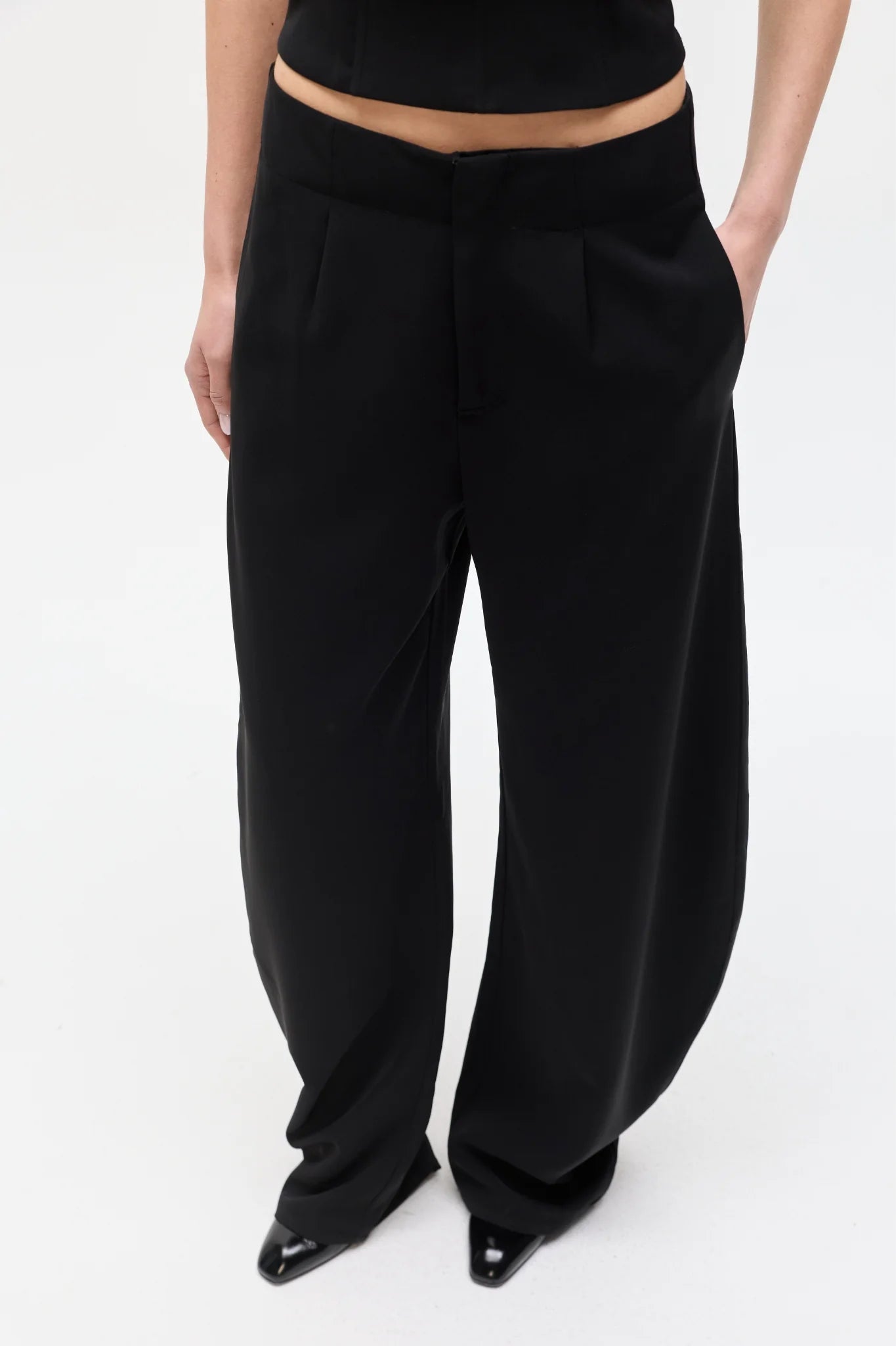 Navy Pant Black