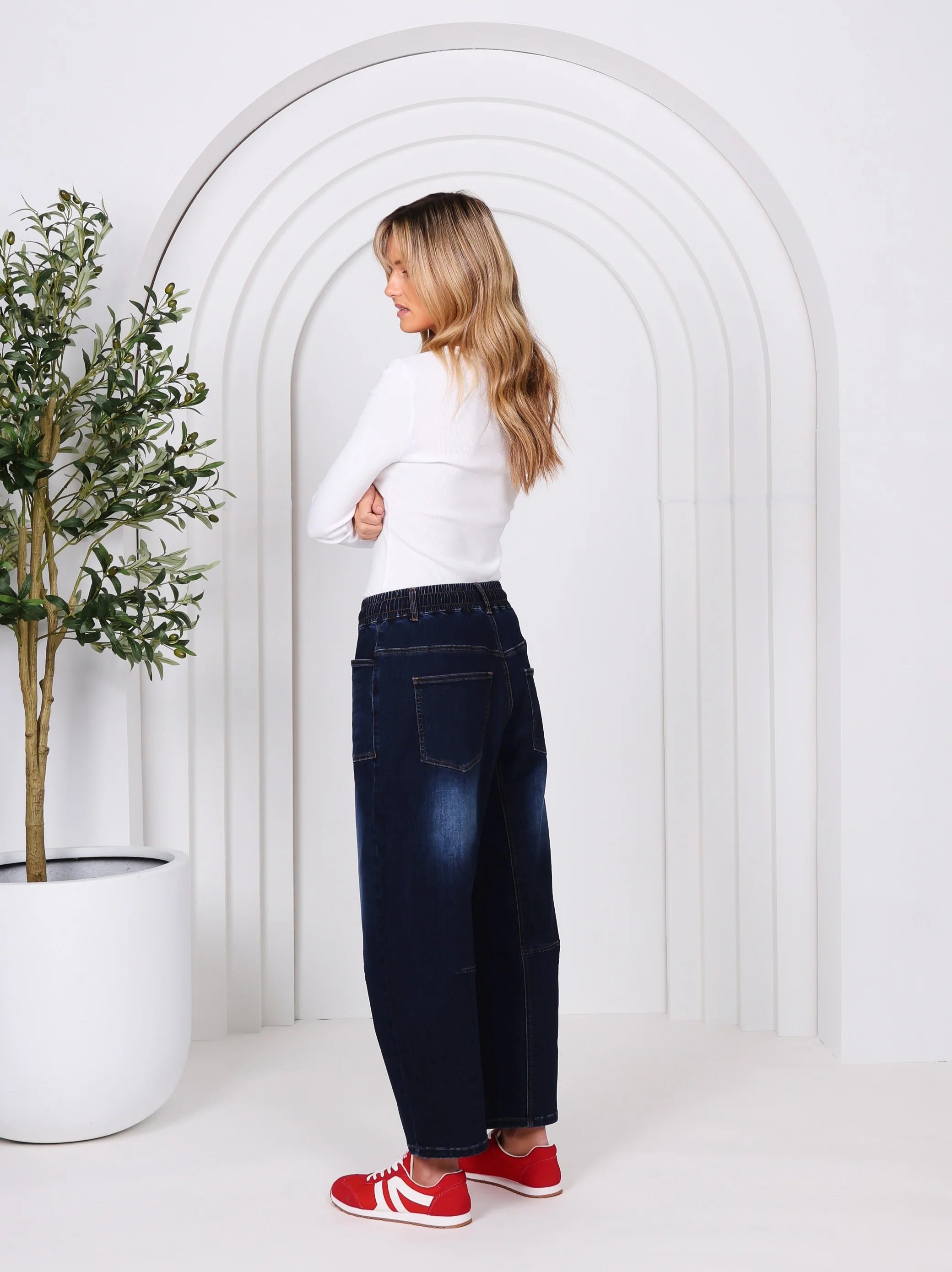 Leo Barrel Jeans Ink