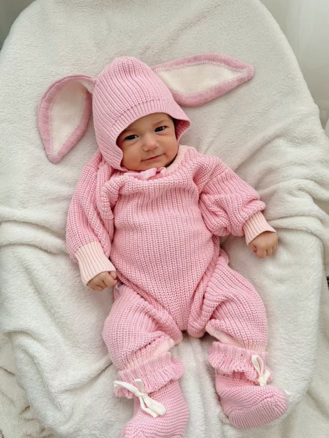 Winter Playsuit Easter Dahlia