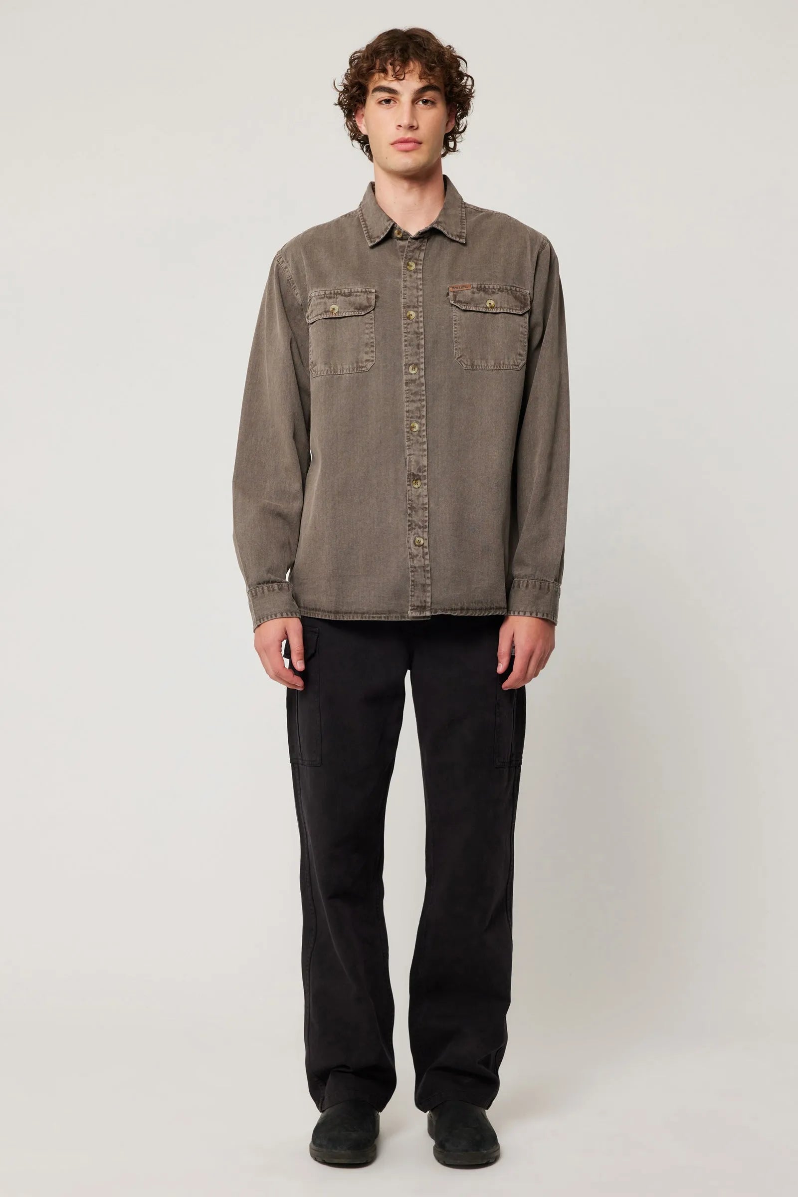 Trailer Drill Shirt Brown