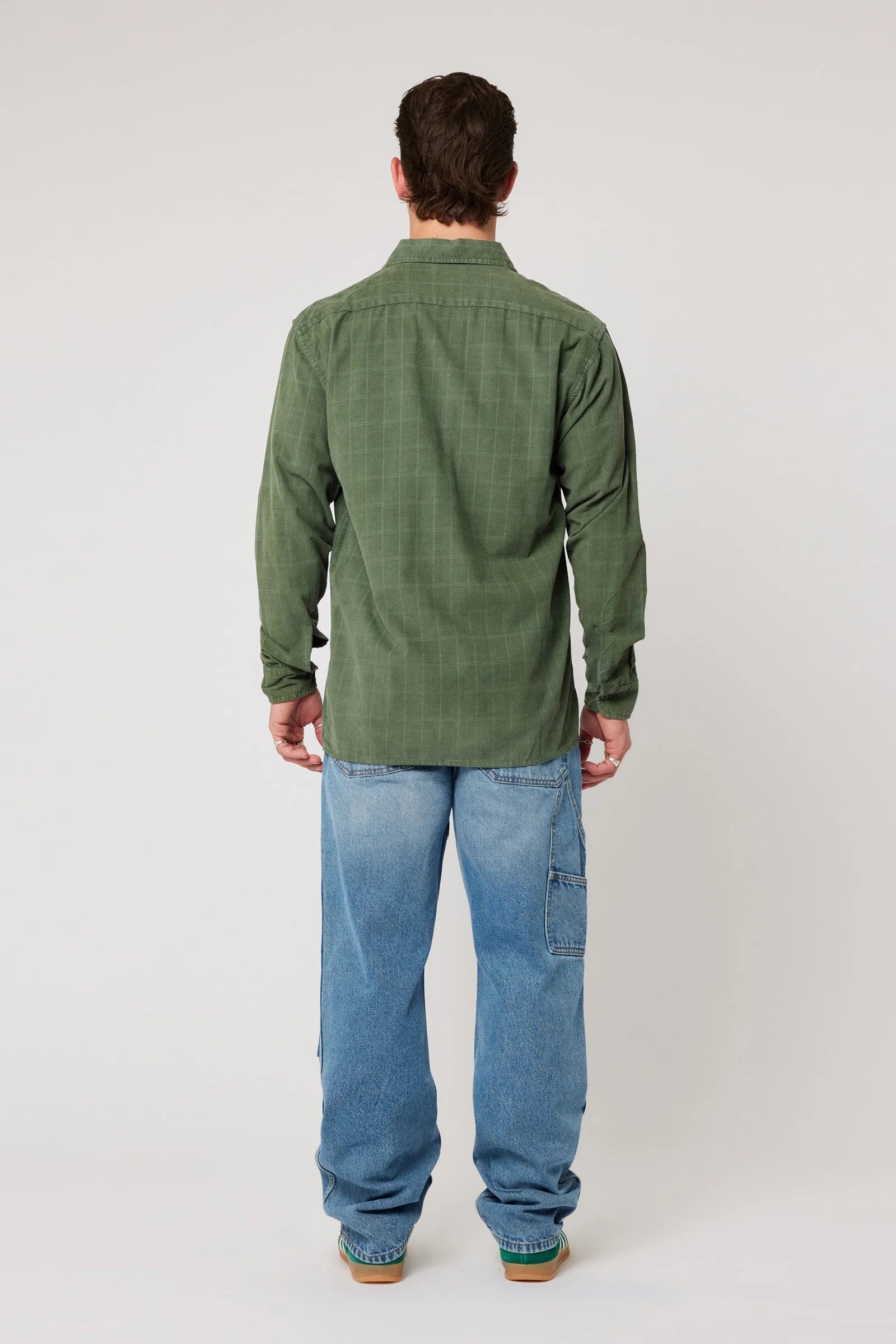 Ezy Cord Longsleeve Shirt Thyme