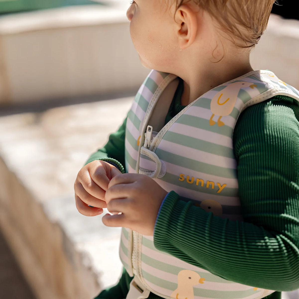 Kids Swim Vest Dex The Duck