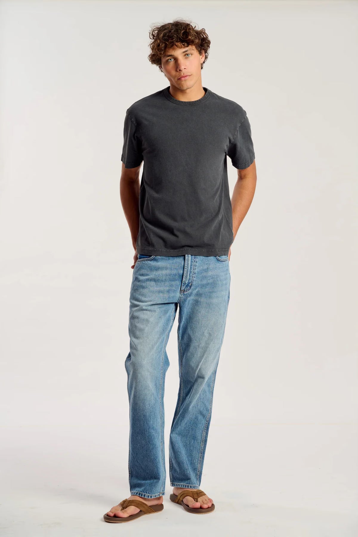 Core Tee Washed Black