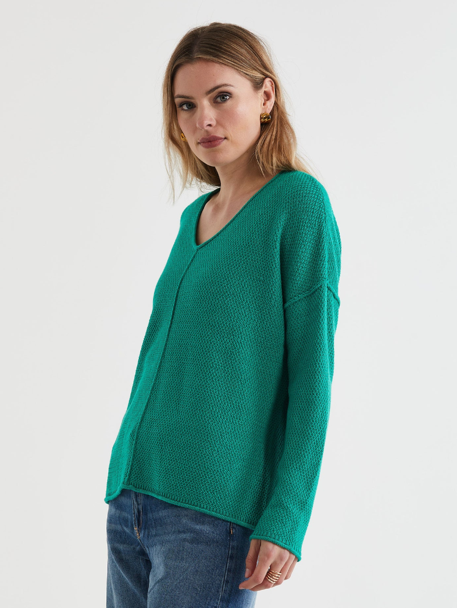 Birdseye V Jumper