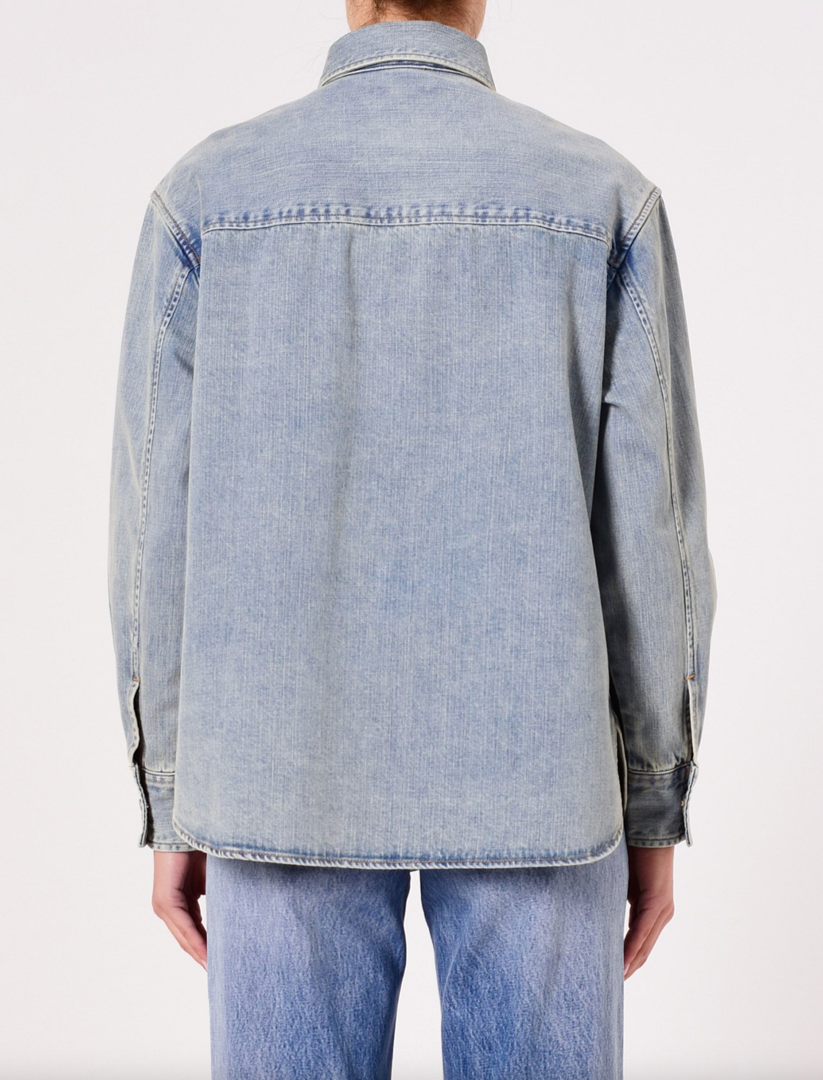 Denim Huston Overshirt Indigo Dust