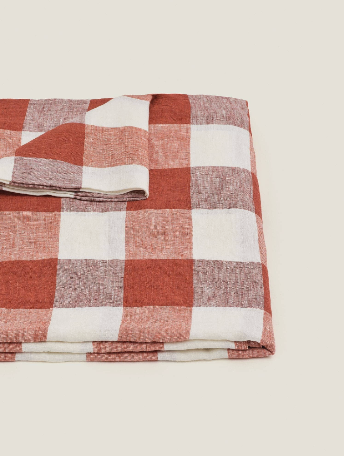 Linen Table Cloth Paprika