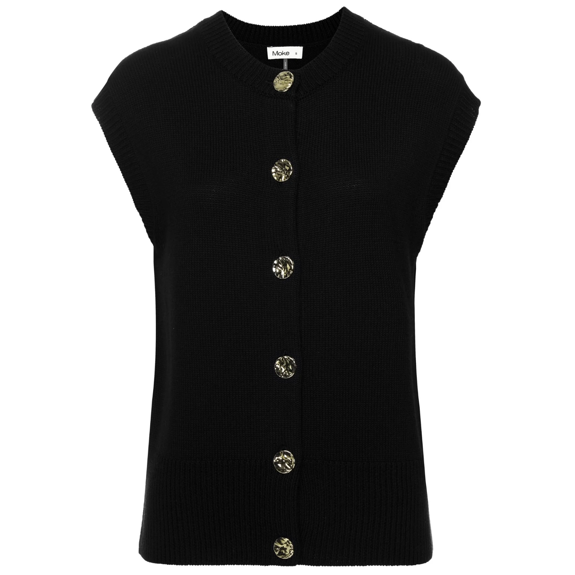 Chloe Knit Vest Black