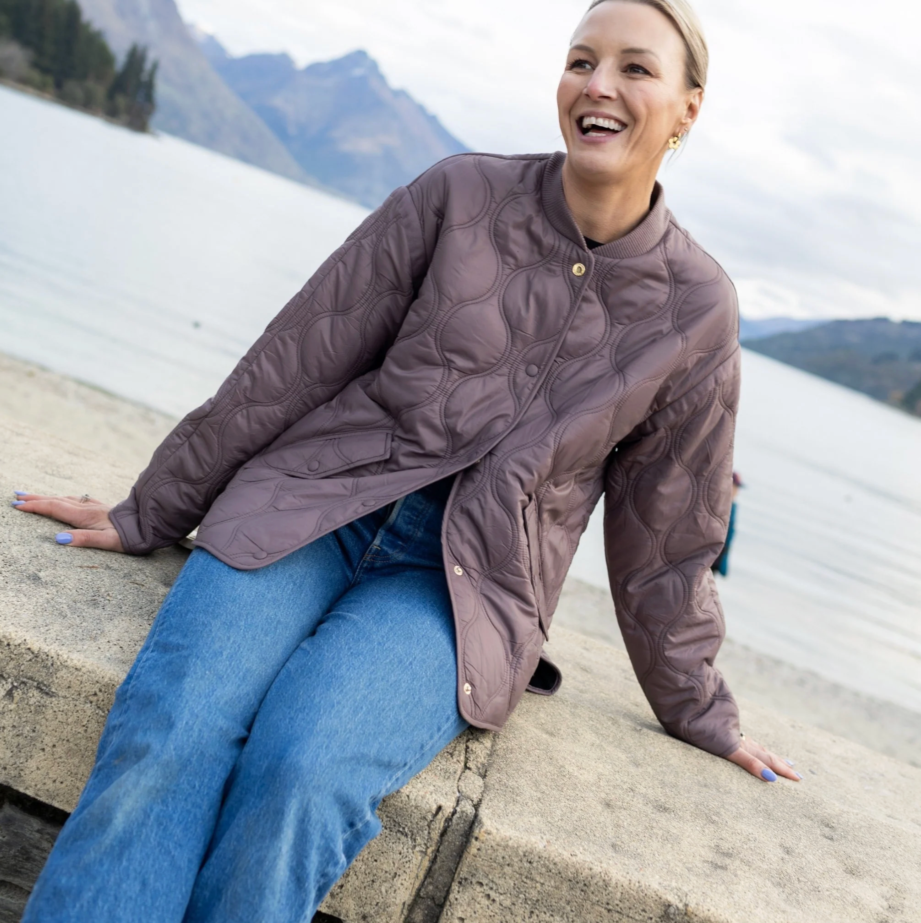 Talei Women's Quilted Bomber