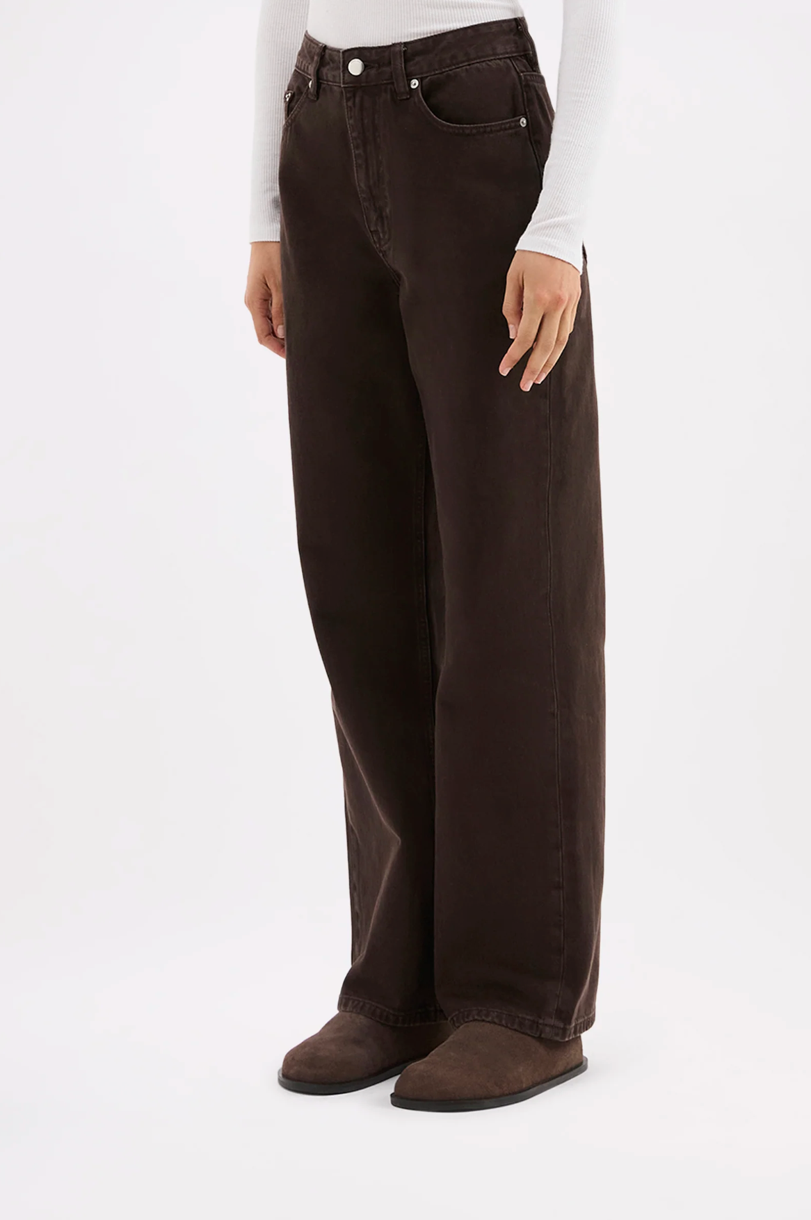 Organic Relaxed Leg Jean Espresso