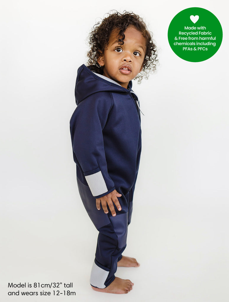 All-Weather Fleece Onesie Navy