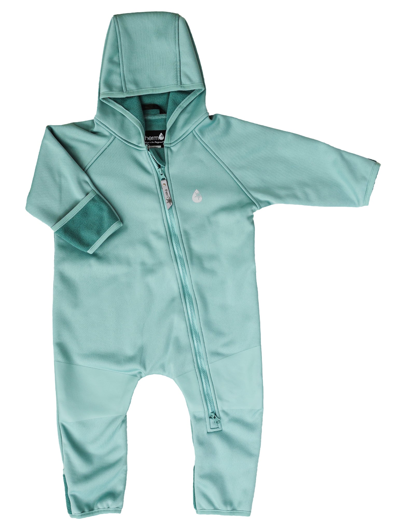 All-Weather Fleece Onesie Seafoam
