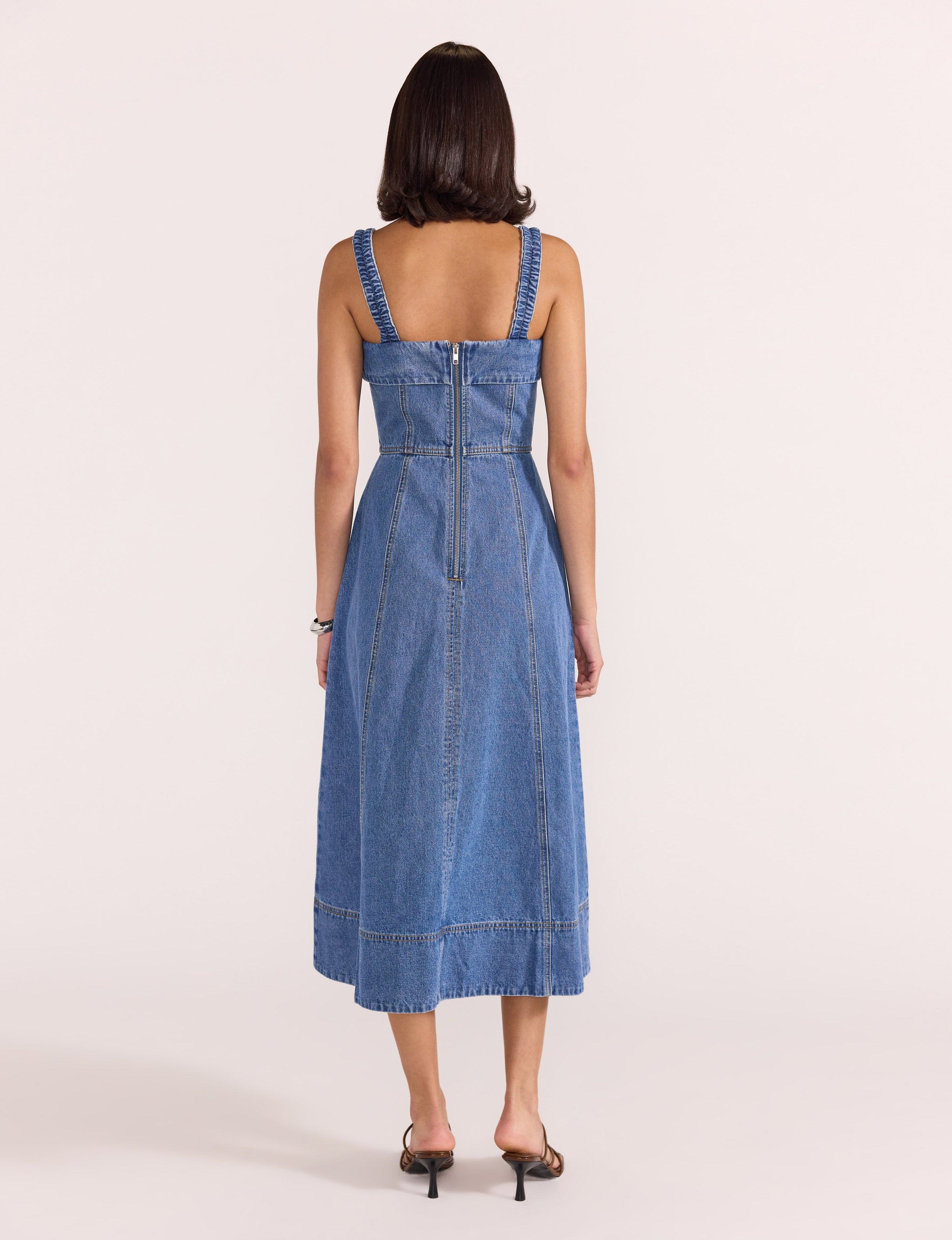 Tate Denim Midi Dress