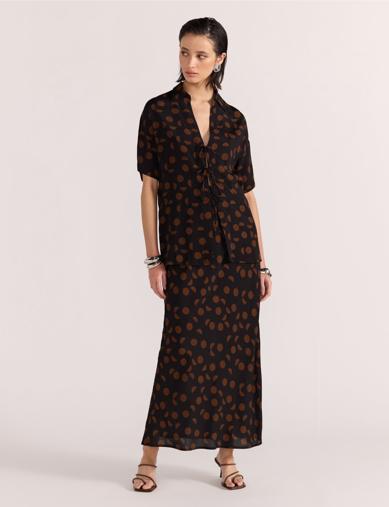 Luella Tie Front Shirt