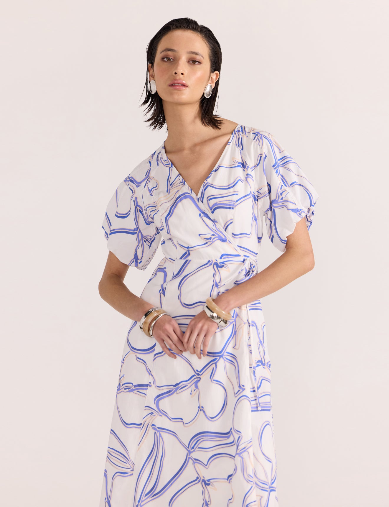 Soraya Wrap Midi Dress