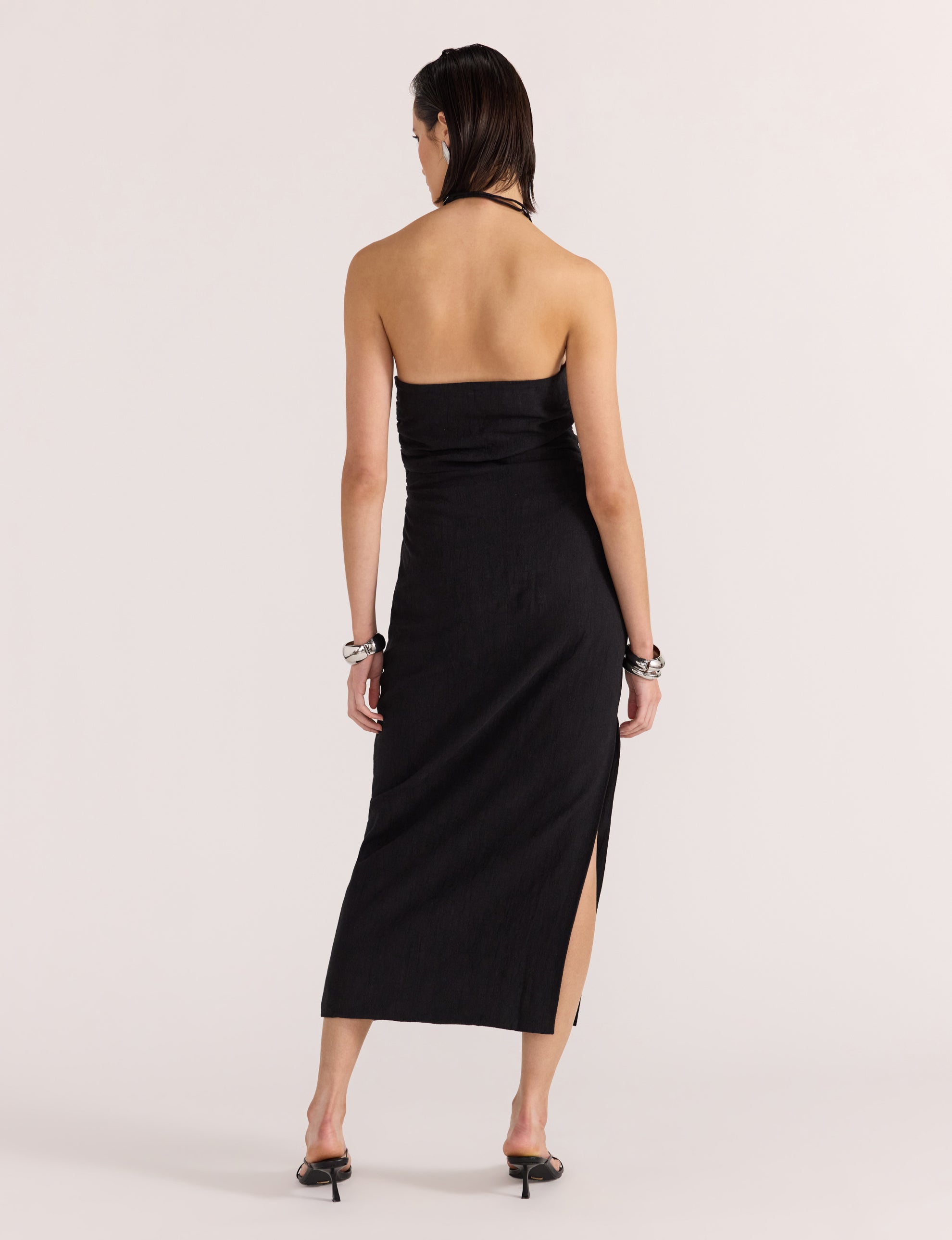 Athena Halter Midi Dress