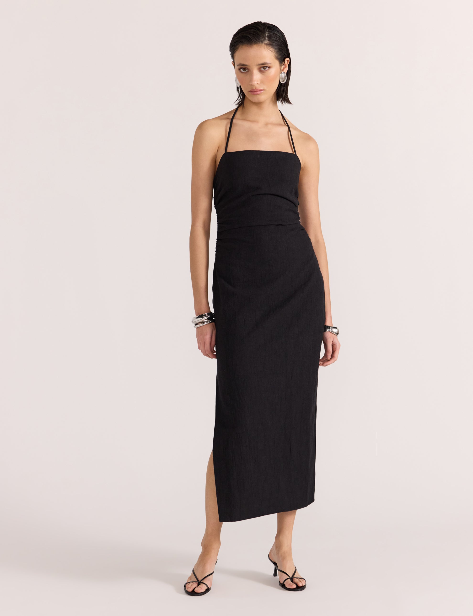 Athena Halter Midi Dress