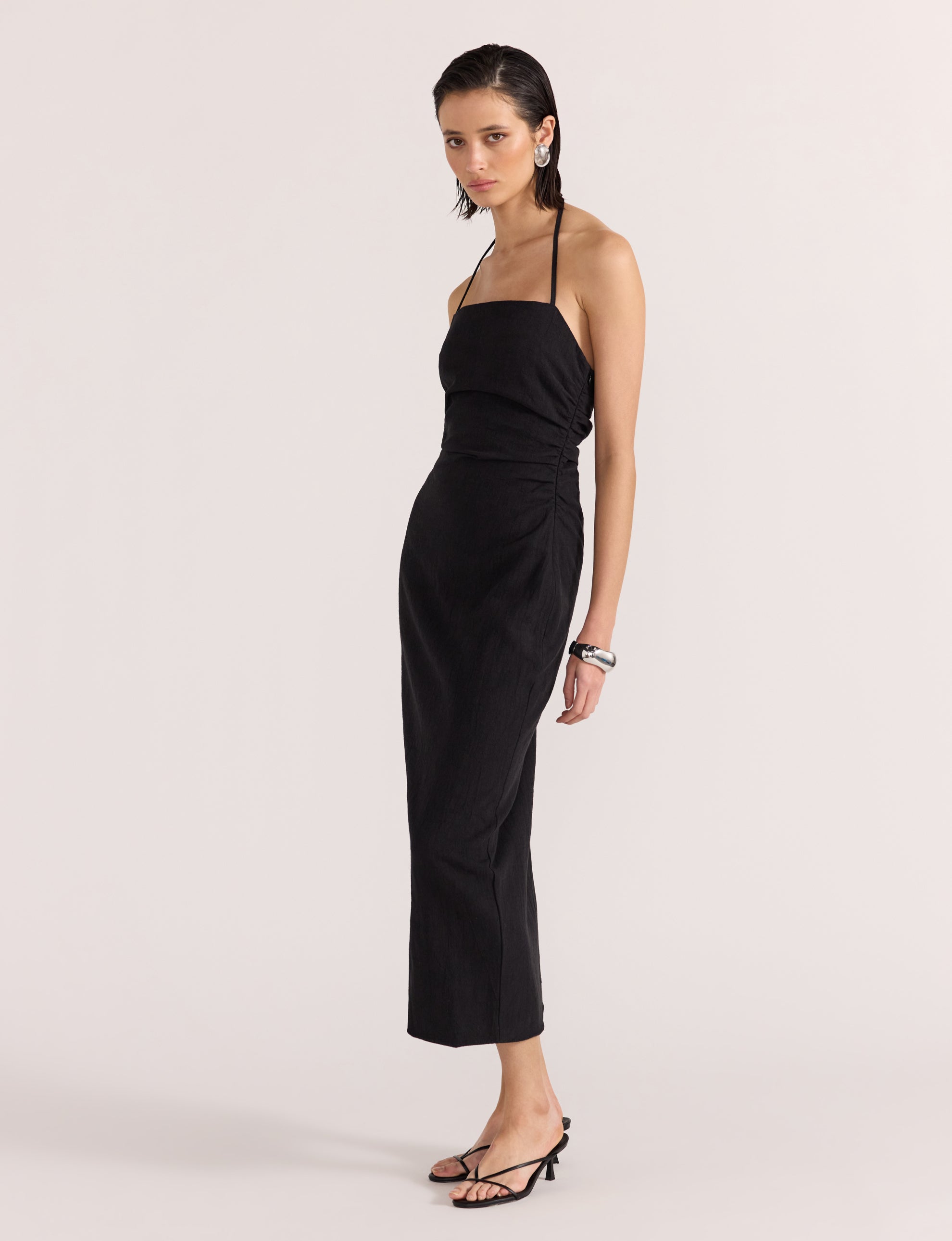 Athena Halter Midi Dress