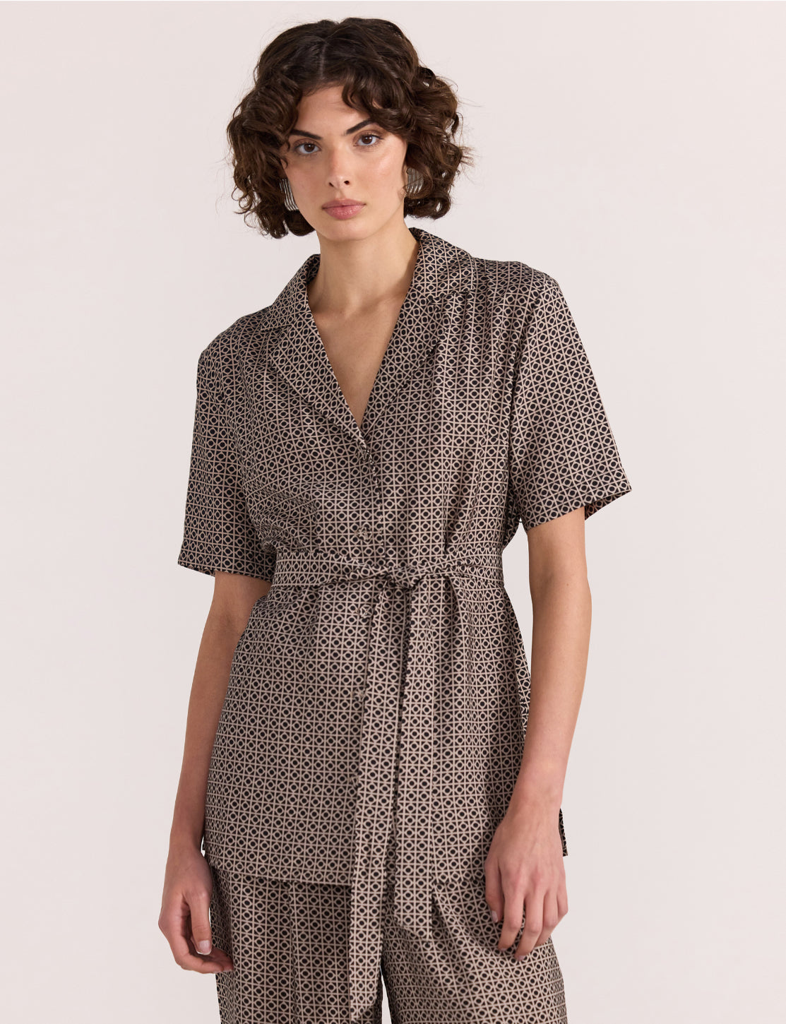 Calla Tie Waist Shirt