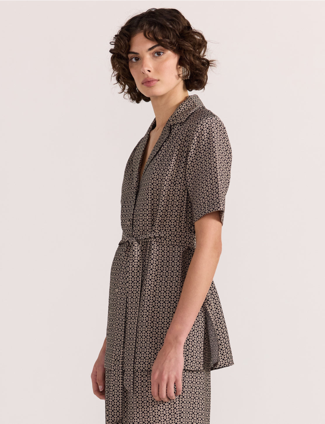 Calla Tie Waist Shirt
