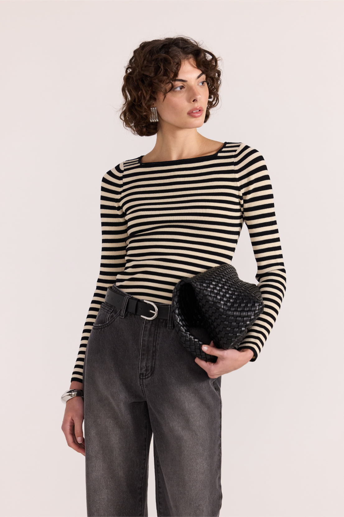 Lana Stripe Knit Top