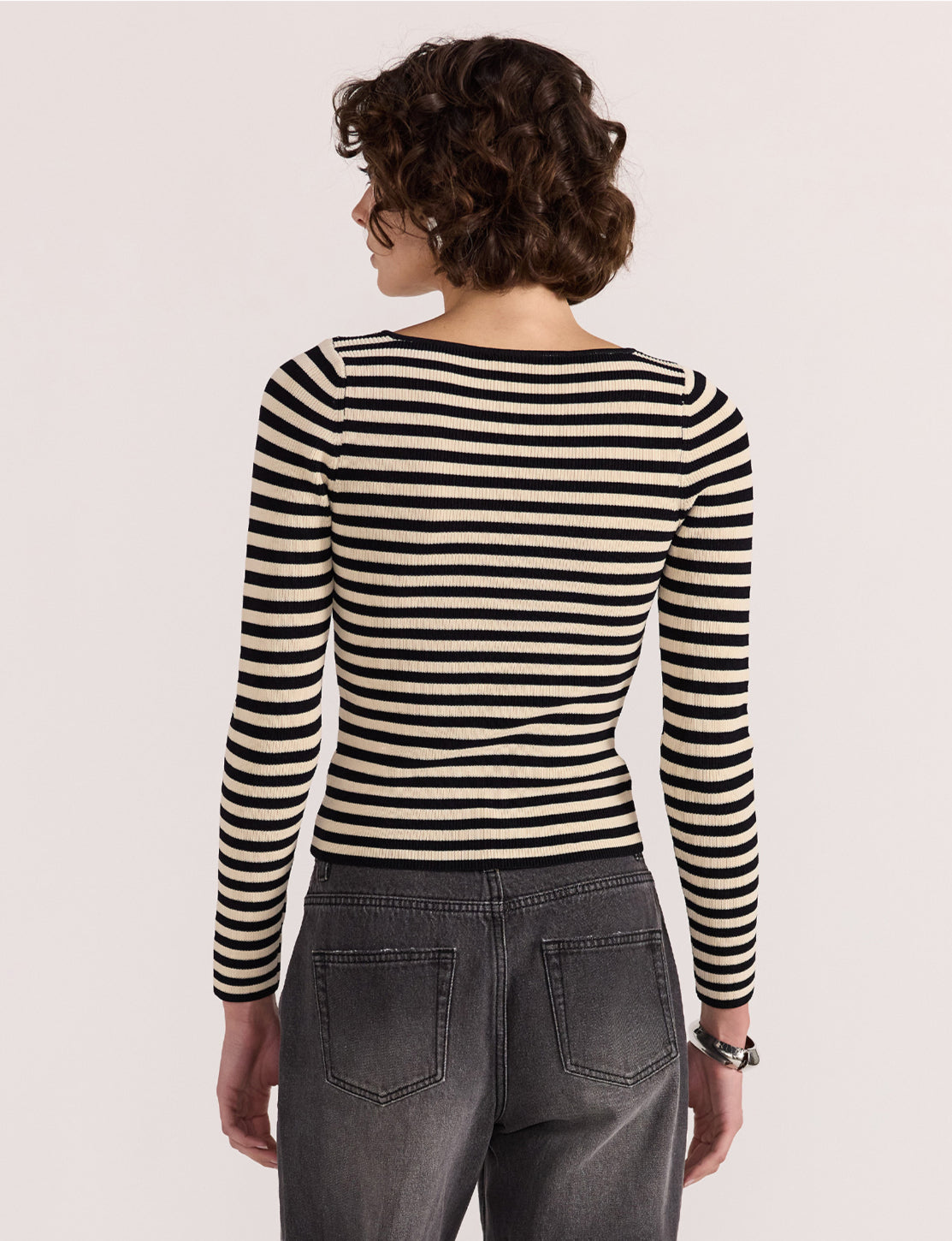 Lana Stripe Knit Top