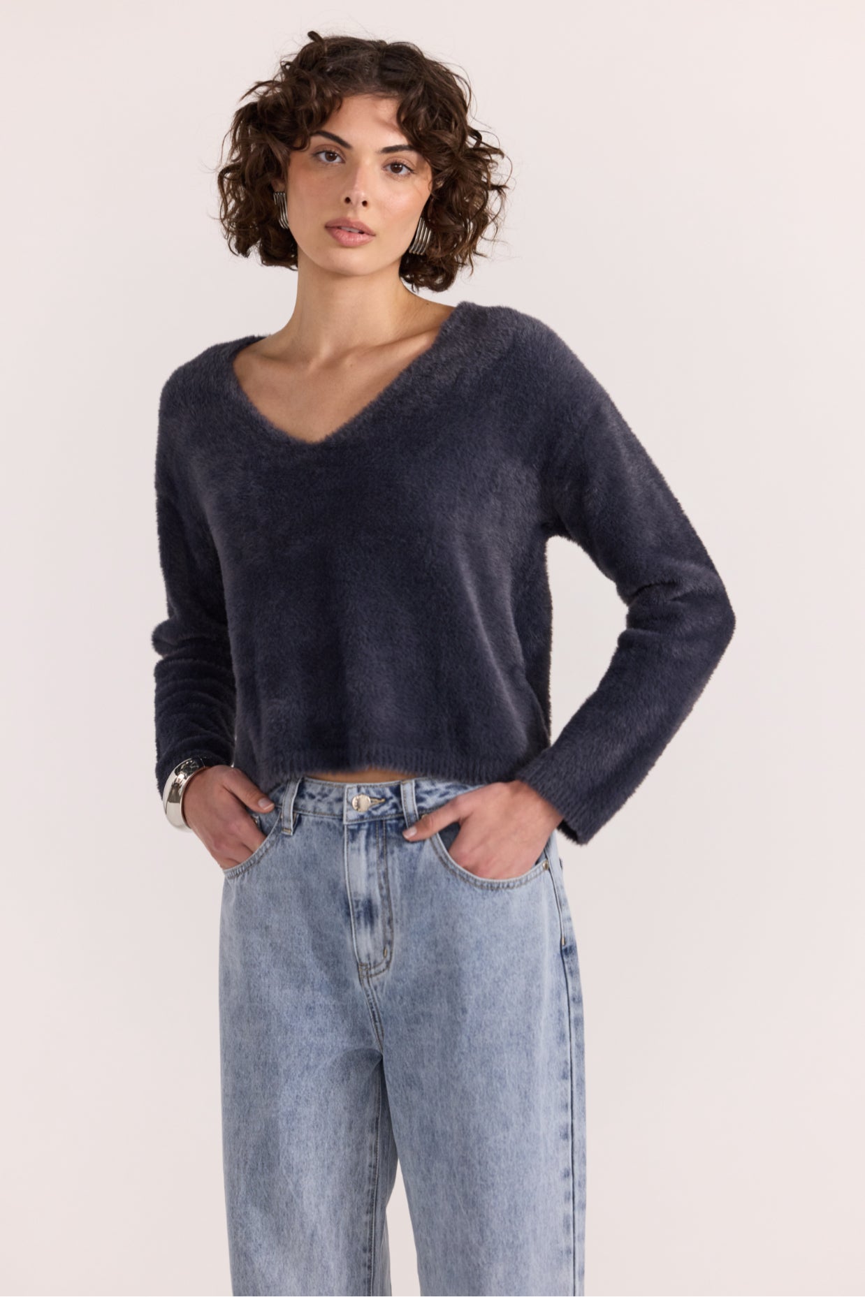Ember Fluffy Knit Jumper