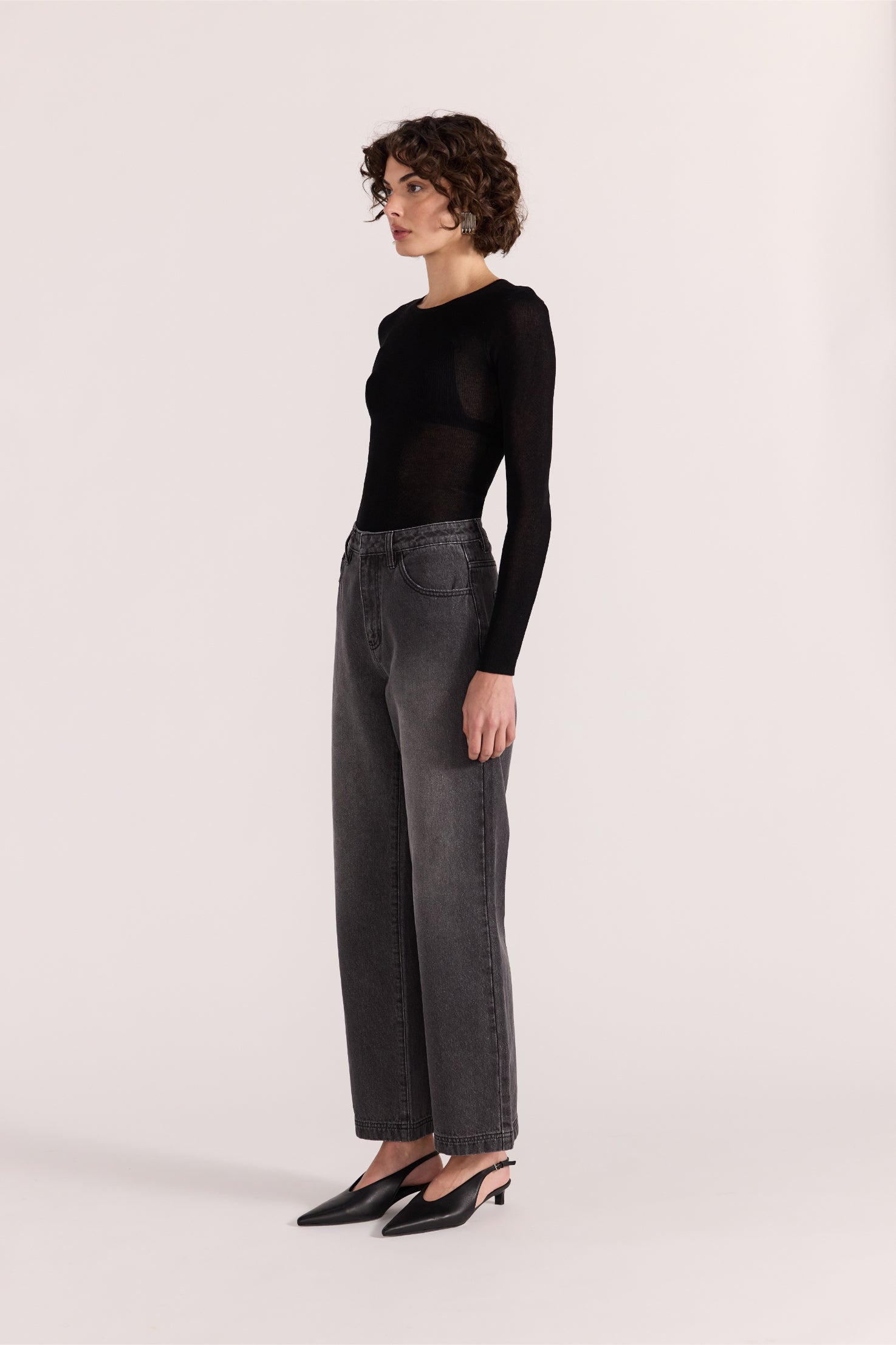 Asta Sheer Knit Top