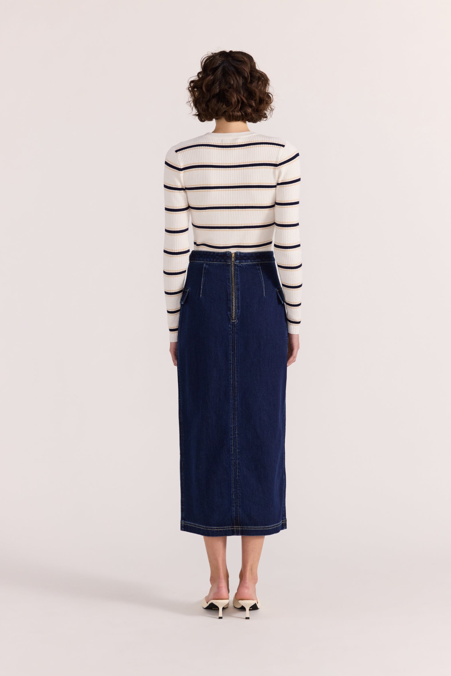 Camille Stripe Knit Top