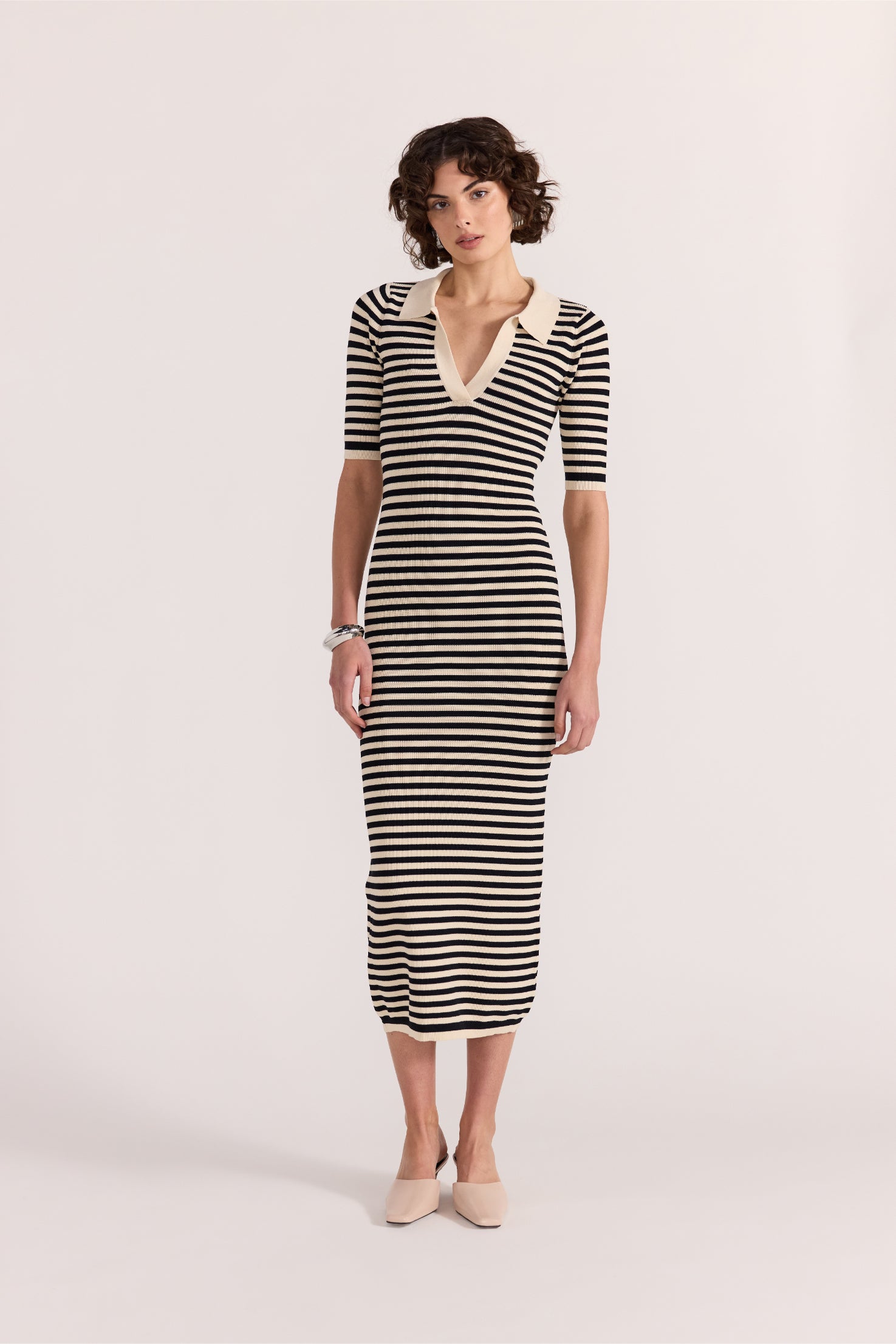 Lana Stripe Knit Dress