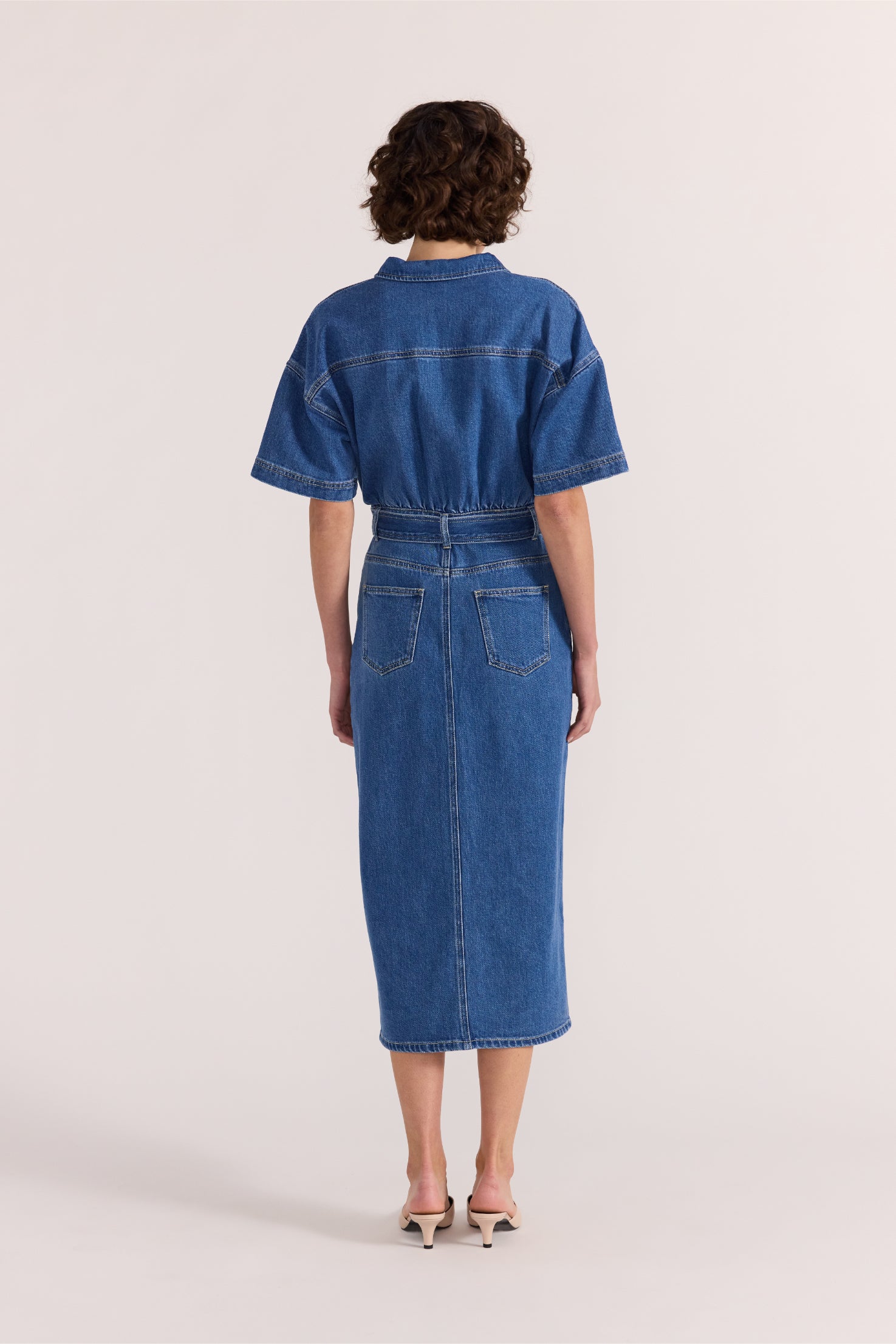 Brooks Denim Midi Dress