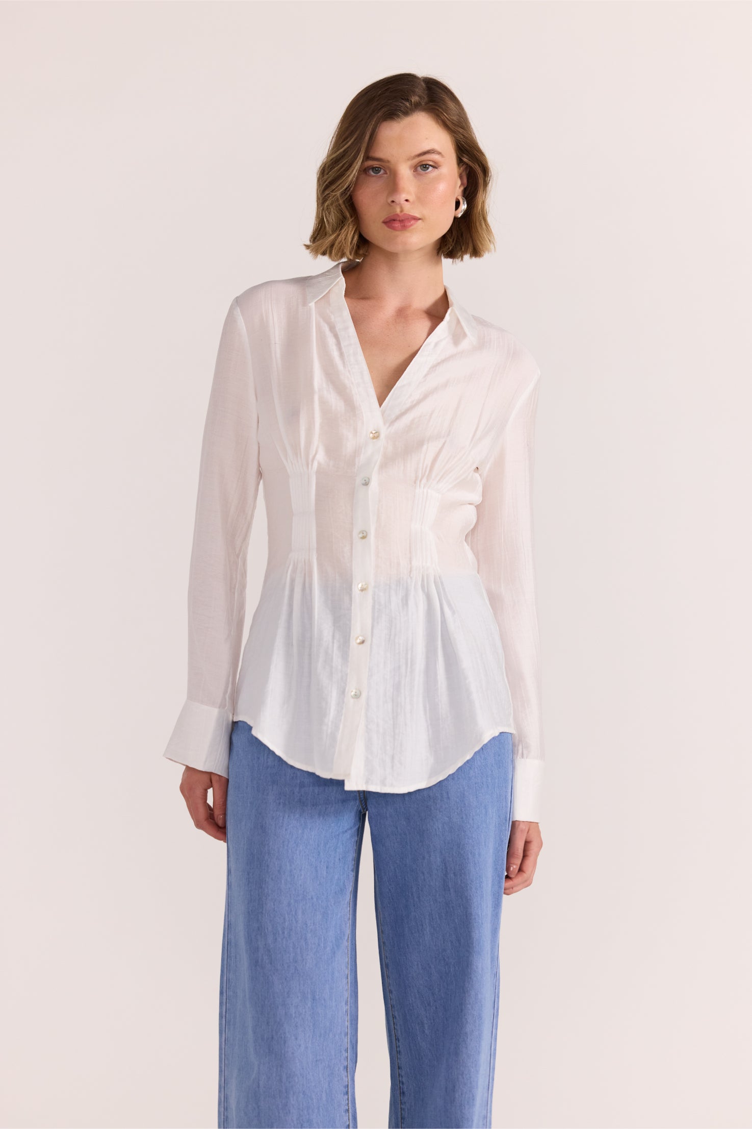 Amara Pintuck Shirt