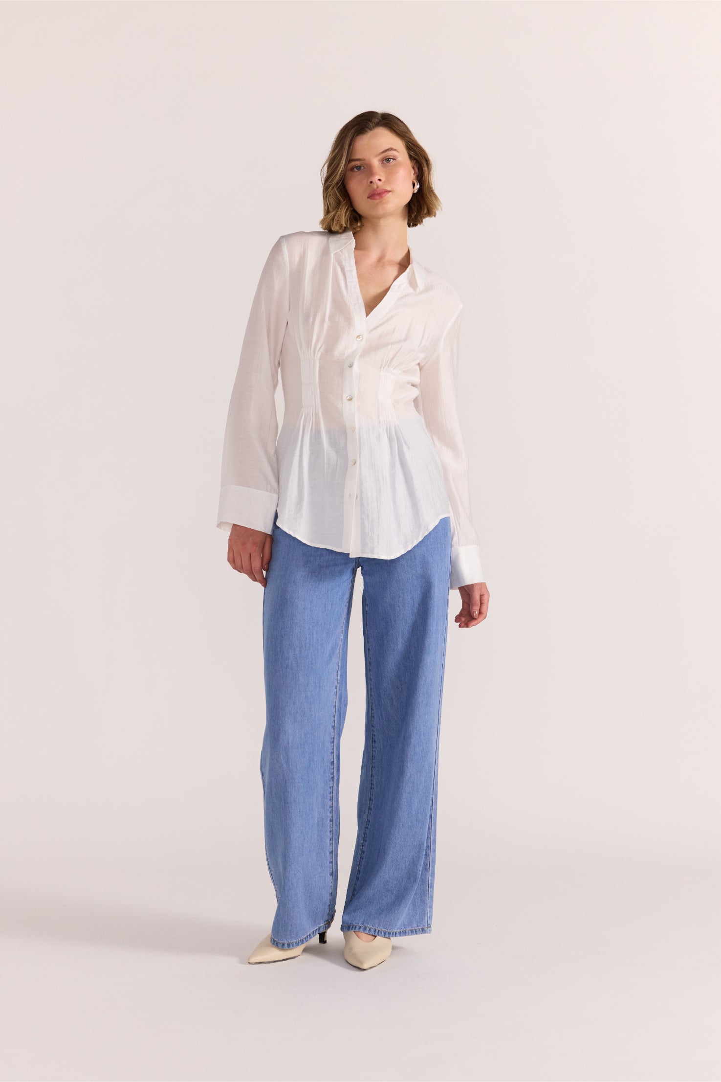 Amara Pintuck Shirt