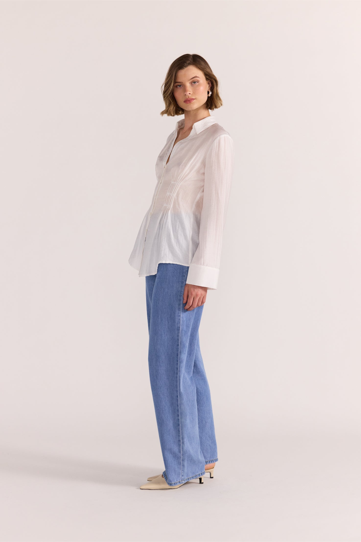 Amara Pintuck Shirt