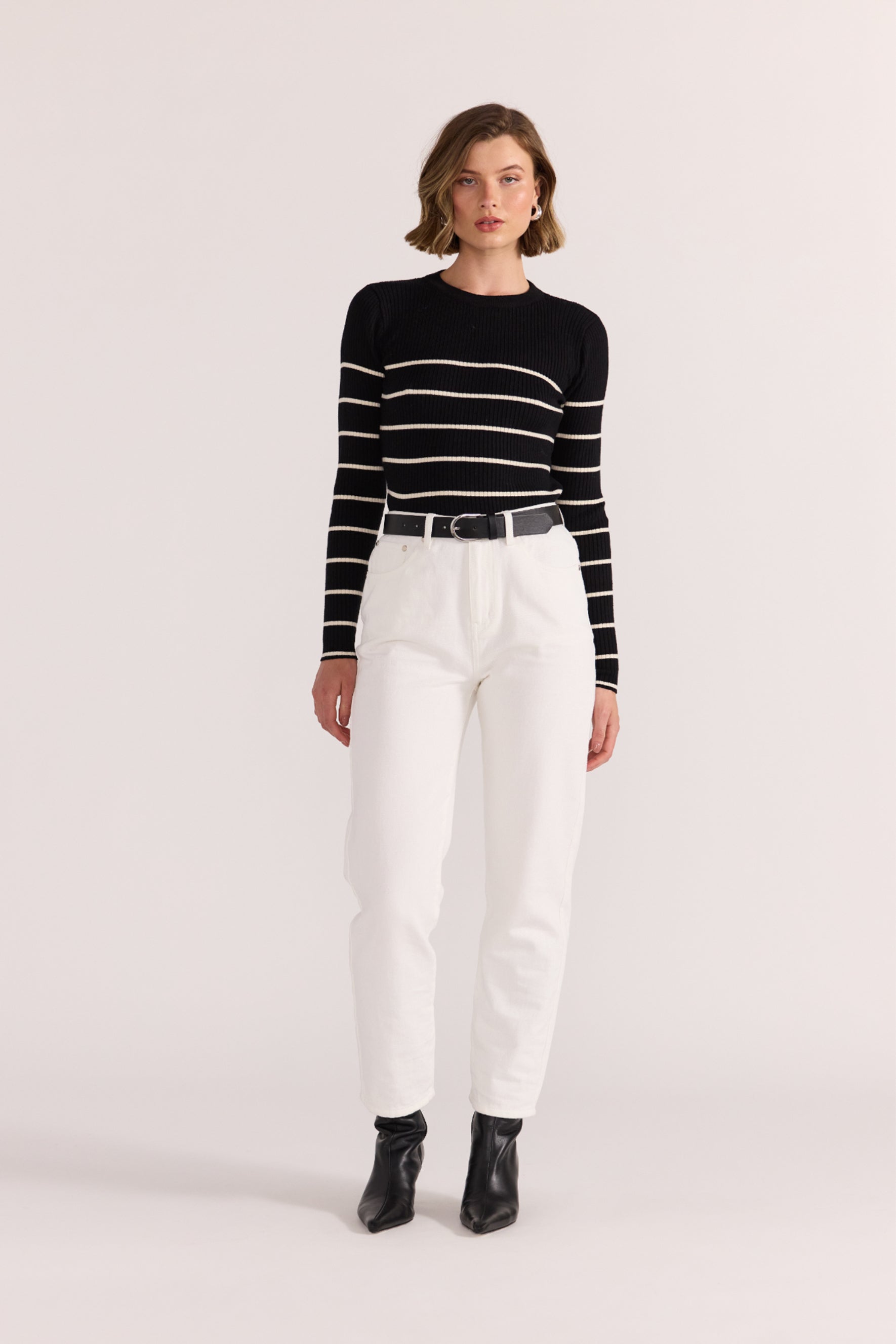 Freya Stripe Knit Top