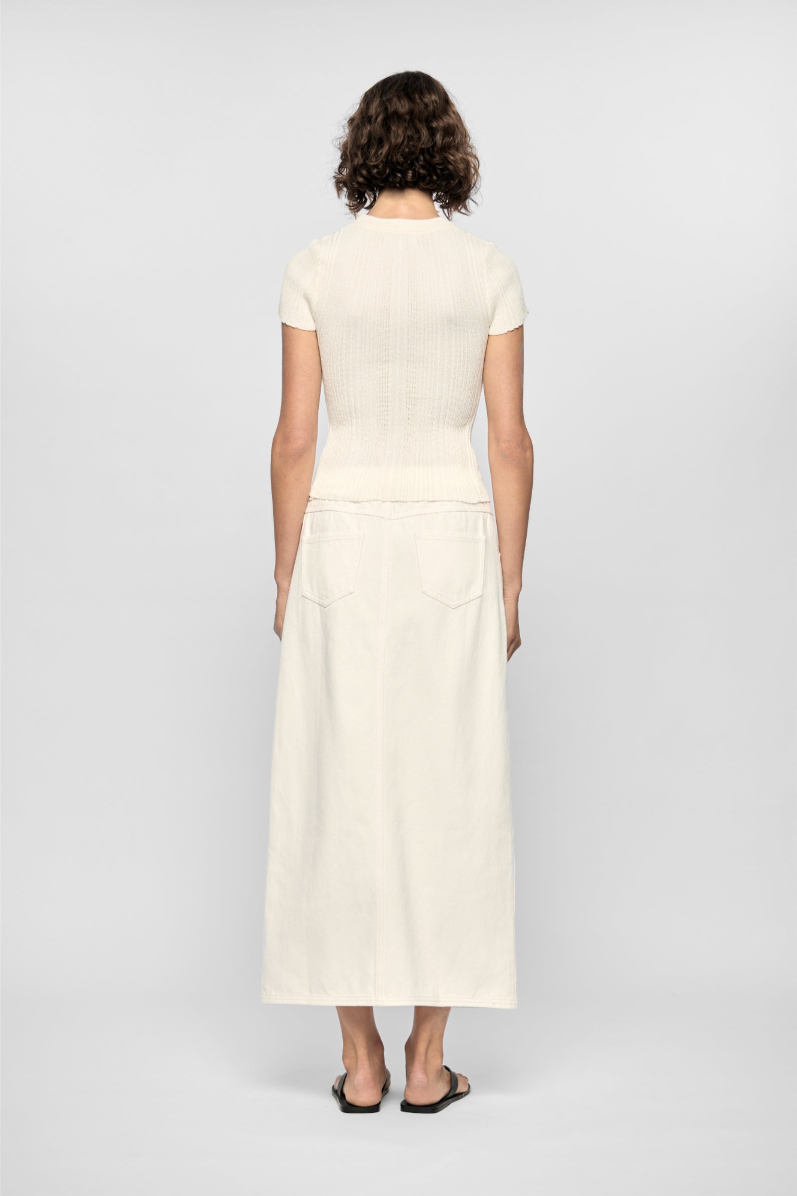 Maya Ribbed Knit Tee
