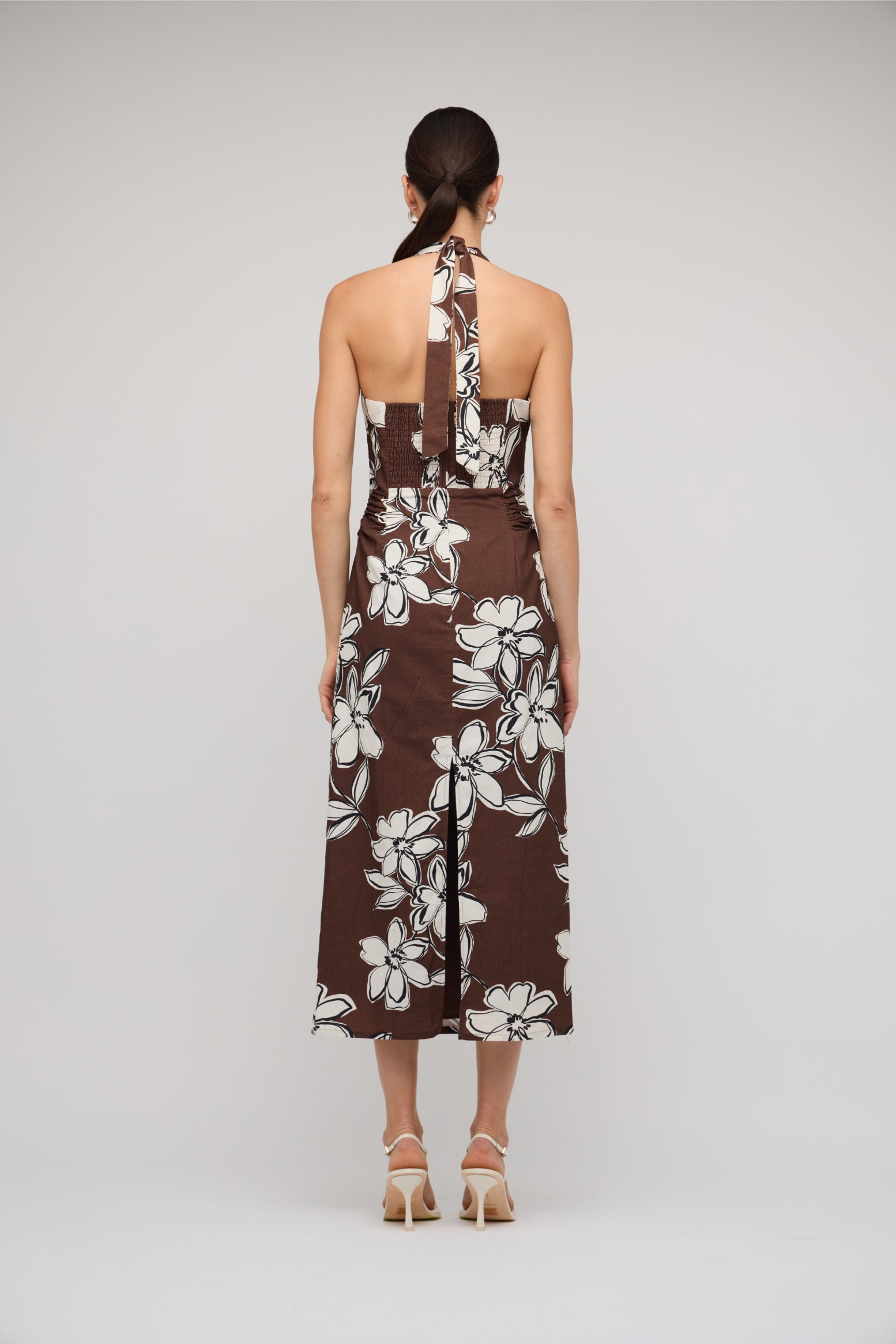 Elara Halter Midi Dress