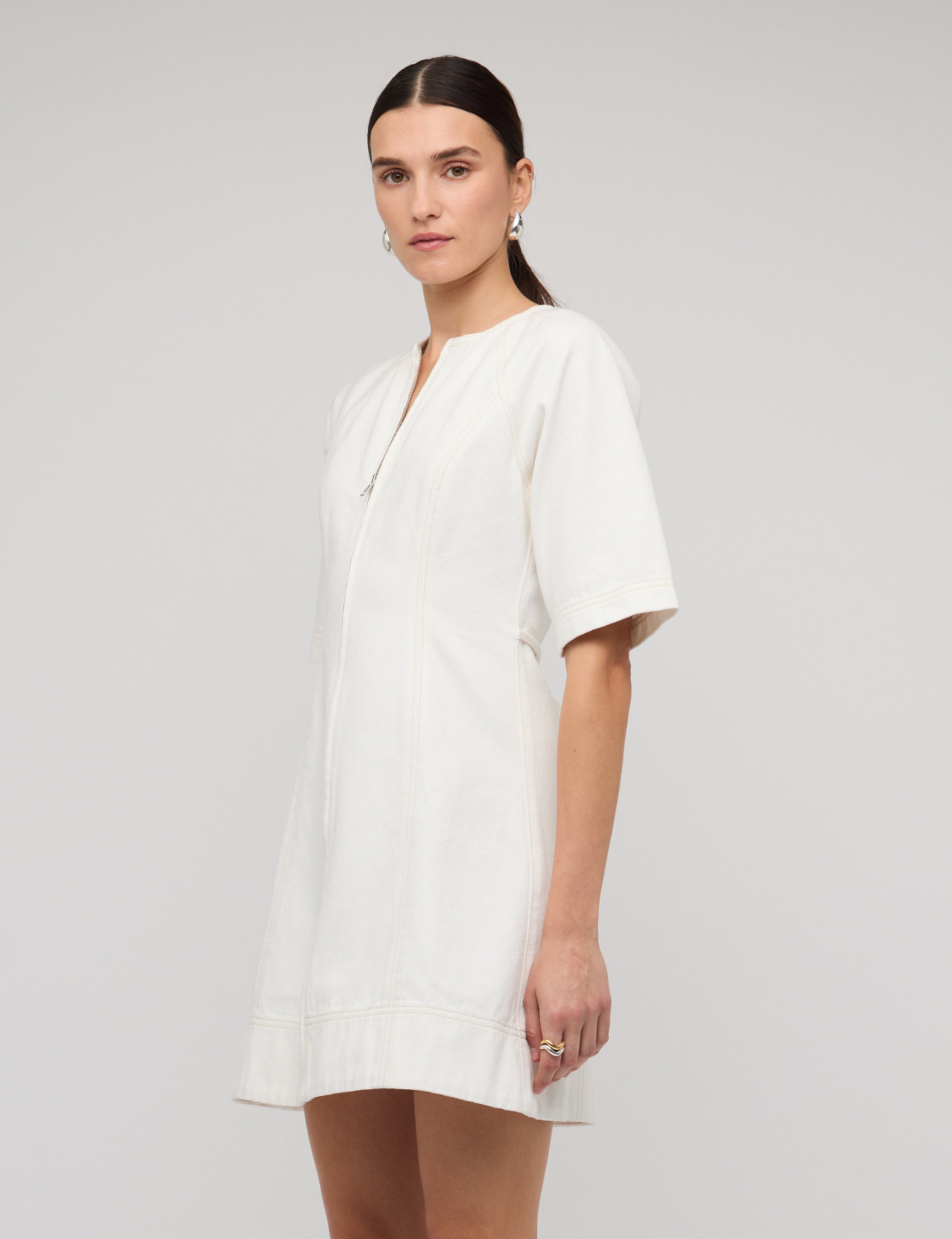 Zenith Denim Mini Dress