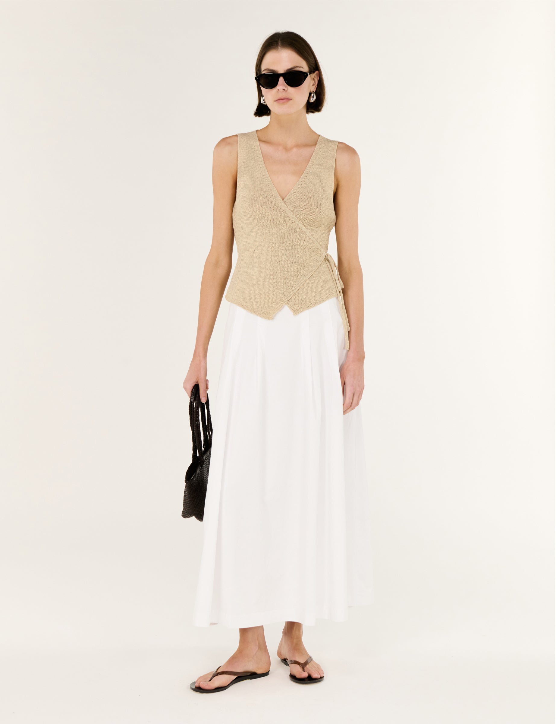 Marnie Knit Wrap Top