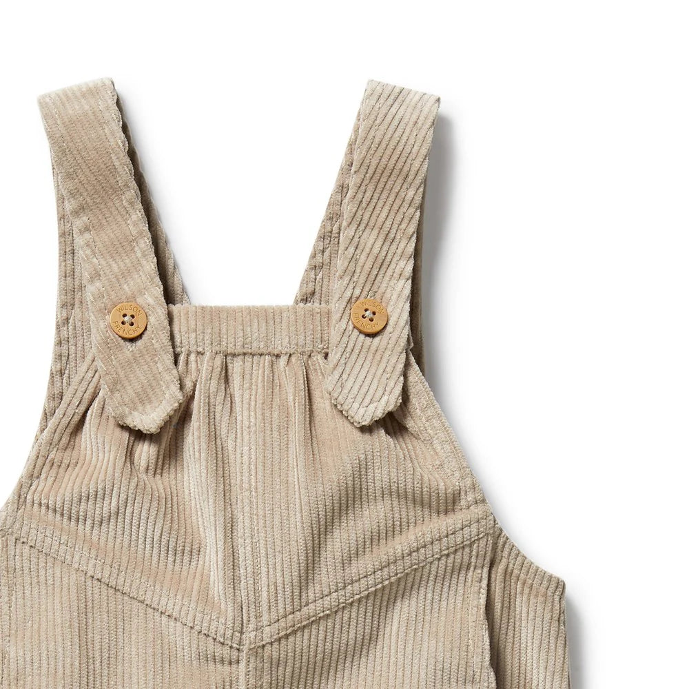 Sand Organic Cord Overall